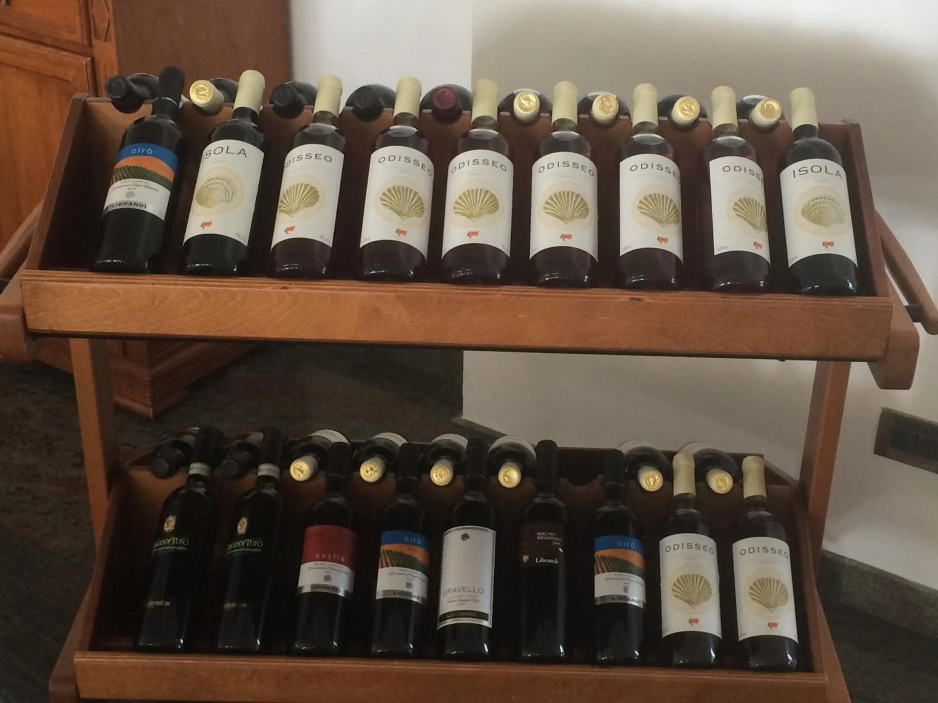 Alcoholic drinks in Hotel Poseidon