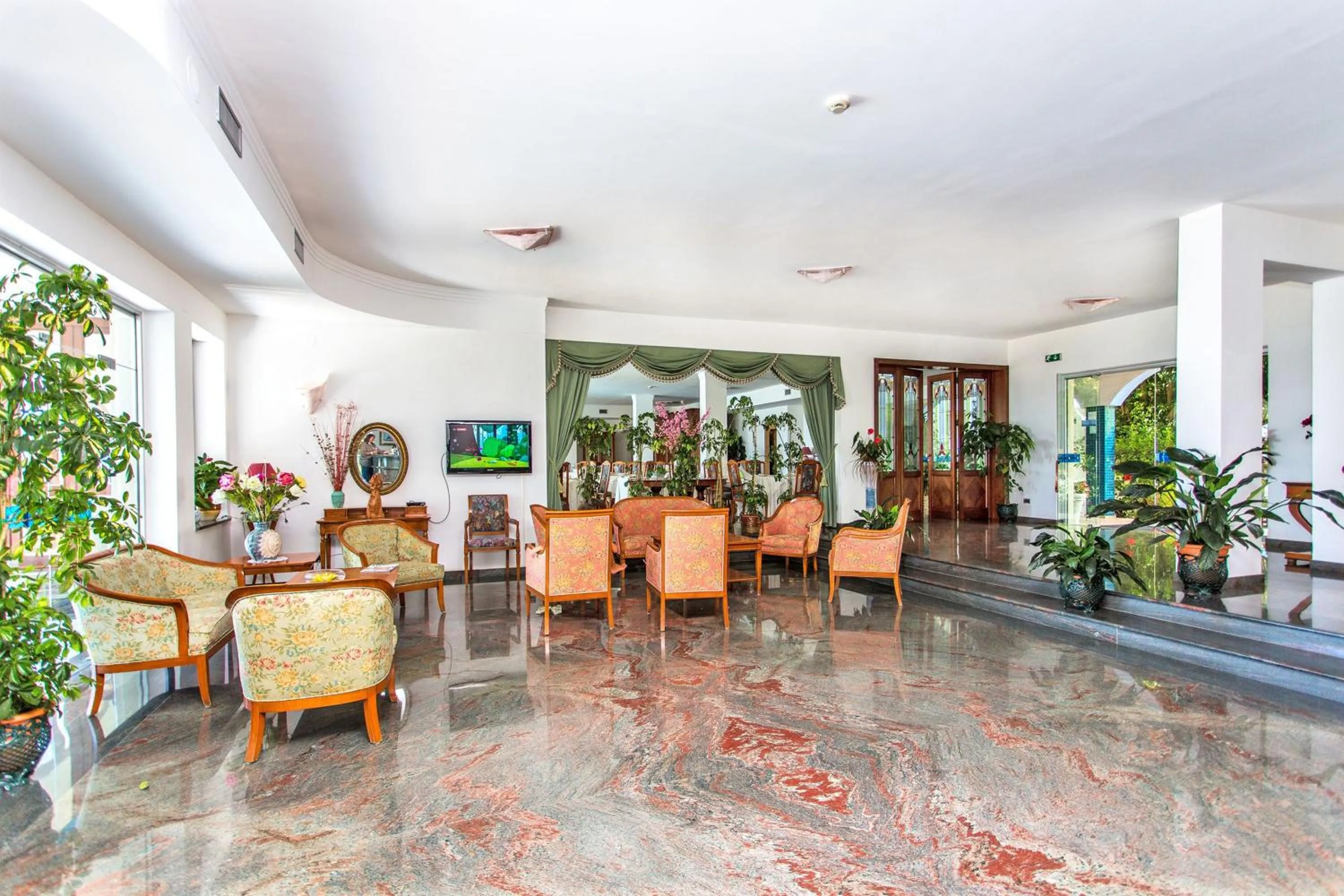 Lobby or reception in Hotel Poseidon