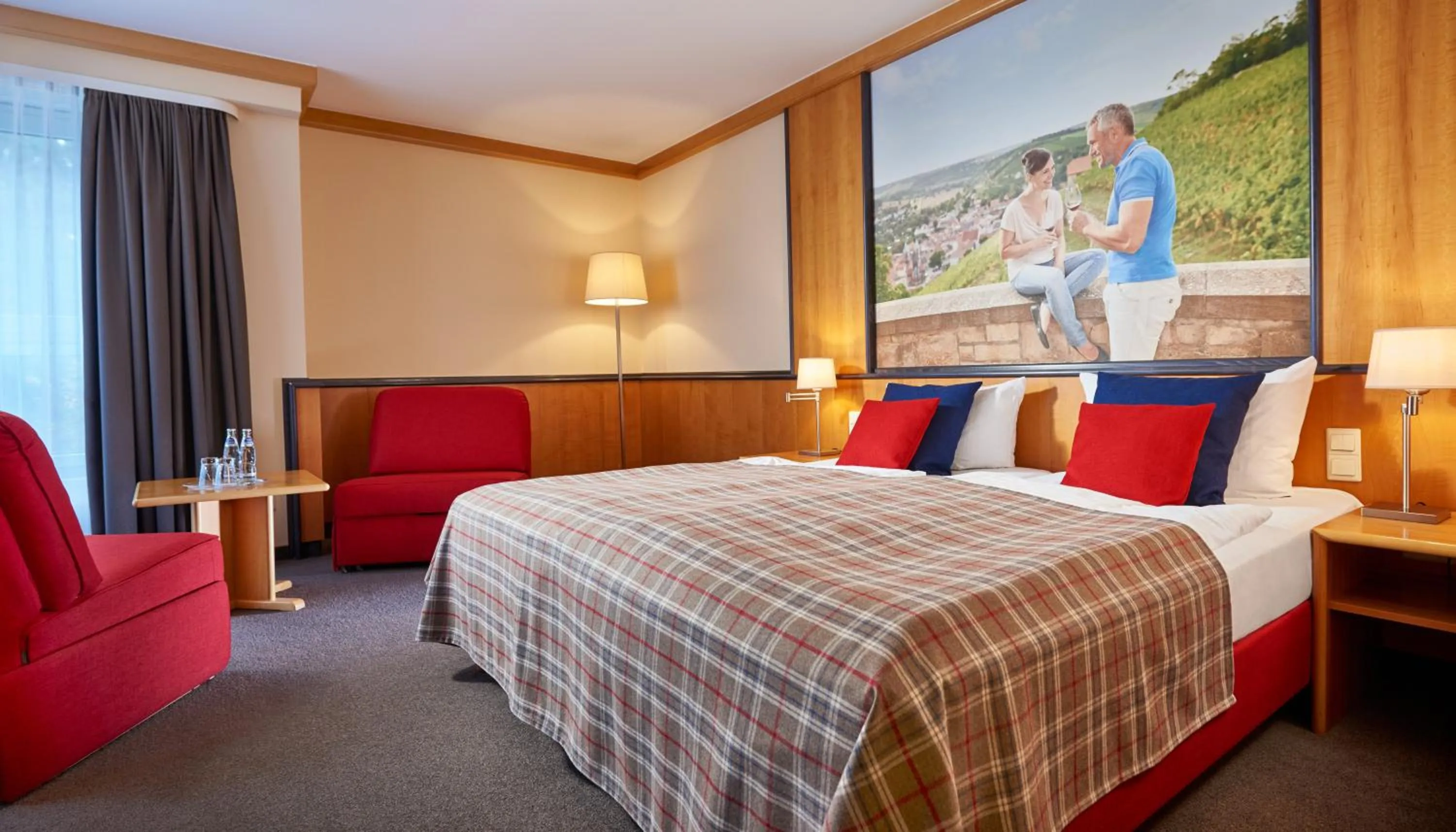 Bed in Weinberghotel Edelacker