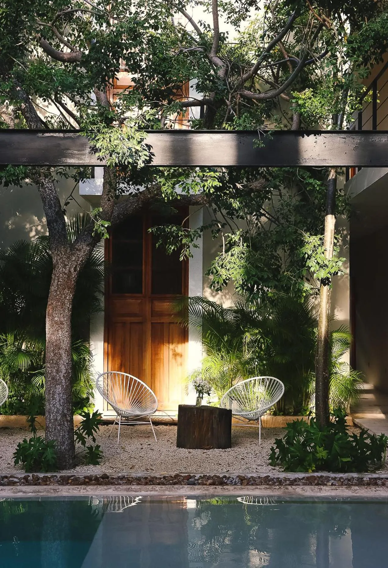 Patio in Casa de Las Palomas Boutique Hotel by Paloma's Hotels - Adults Only