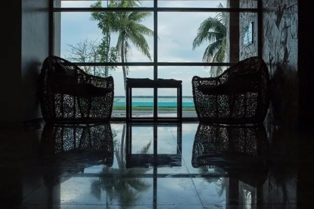 Seating area in Hotel Noor