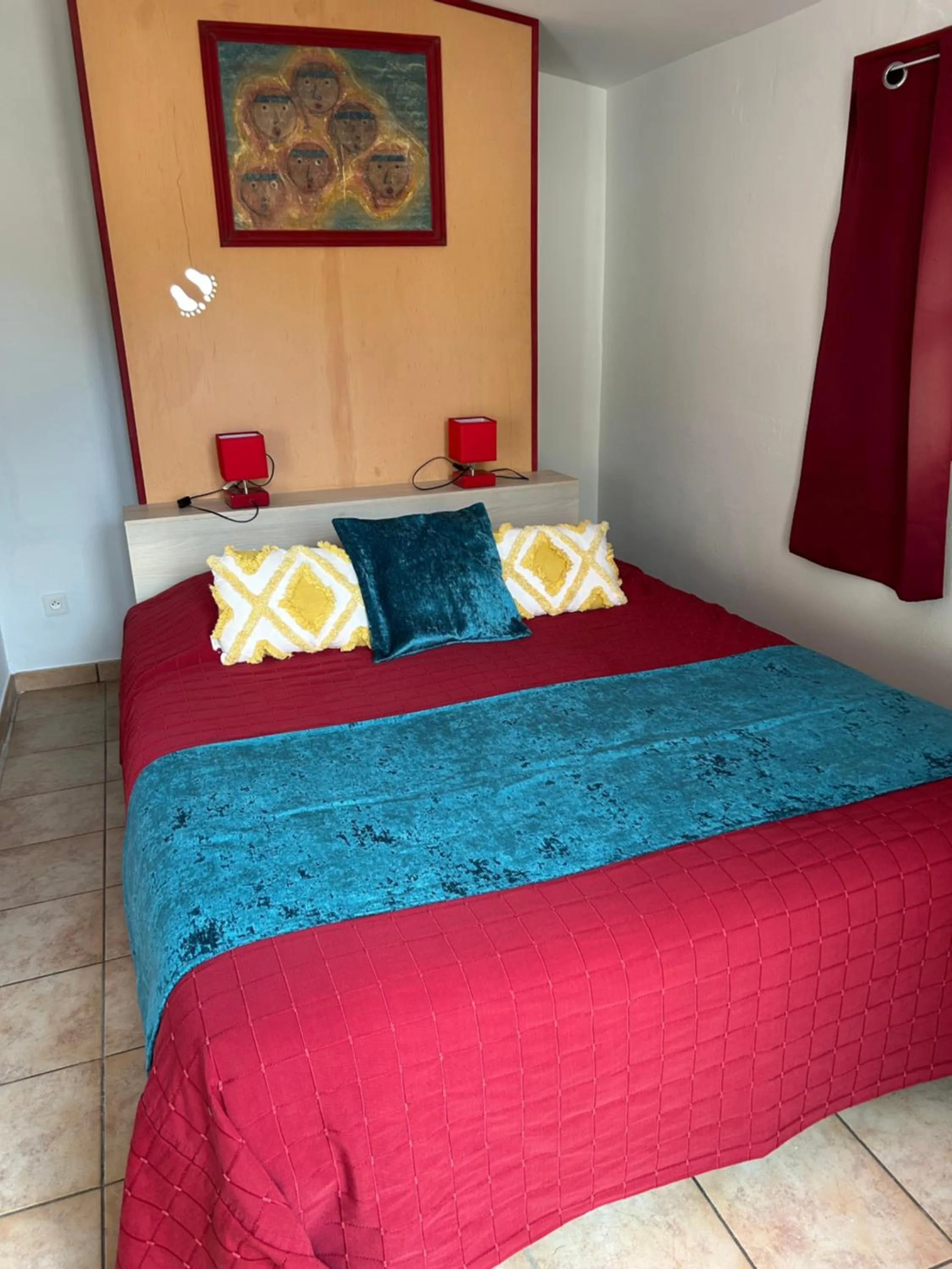 Bedroom, Bed in Casa di Floumy