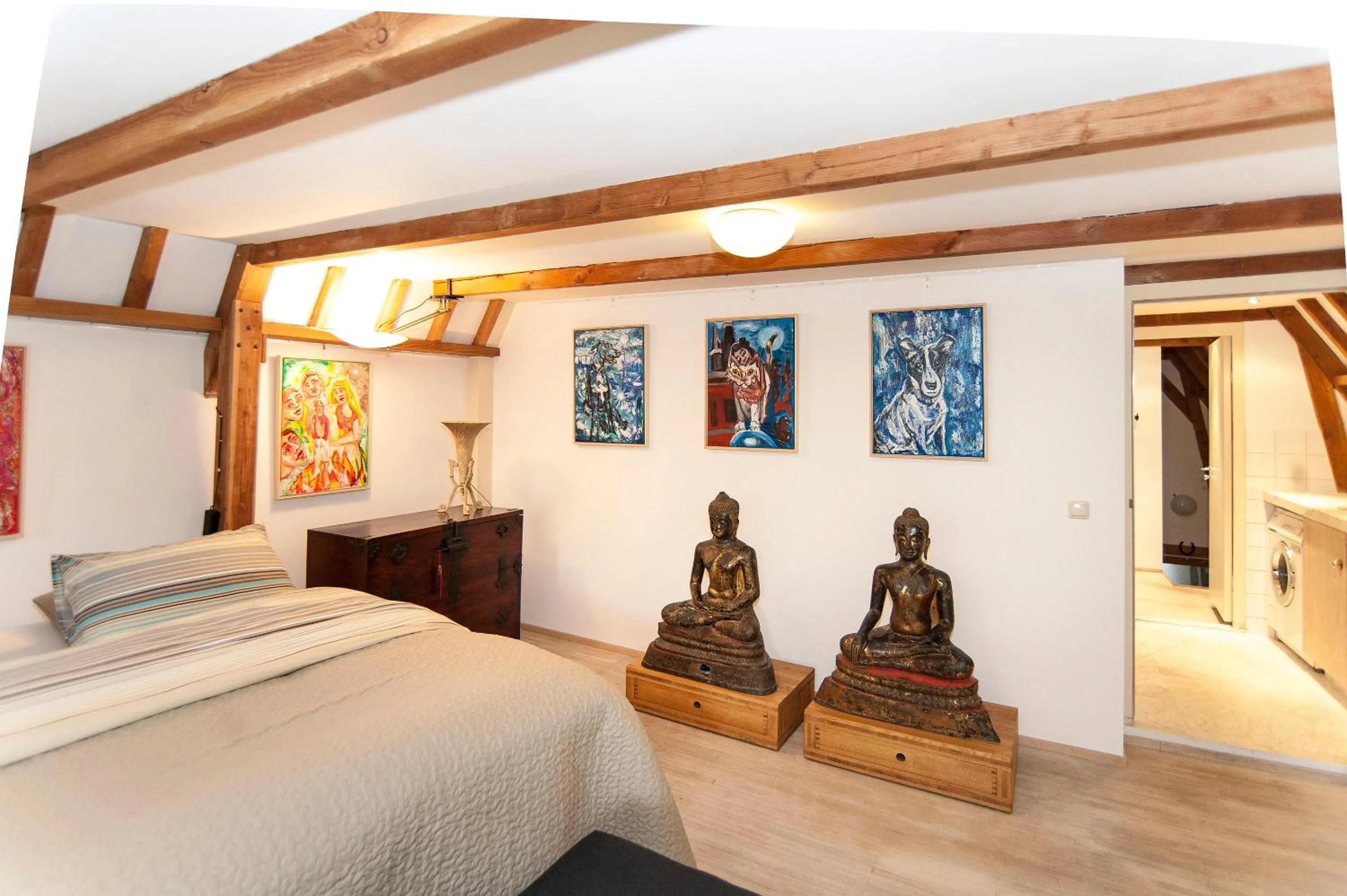 Bed in Bed & Breakfast of Art