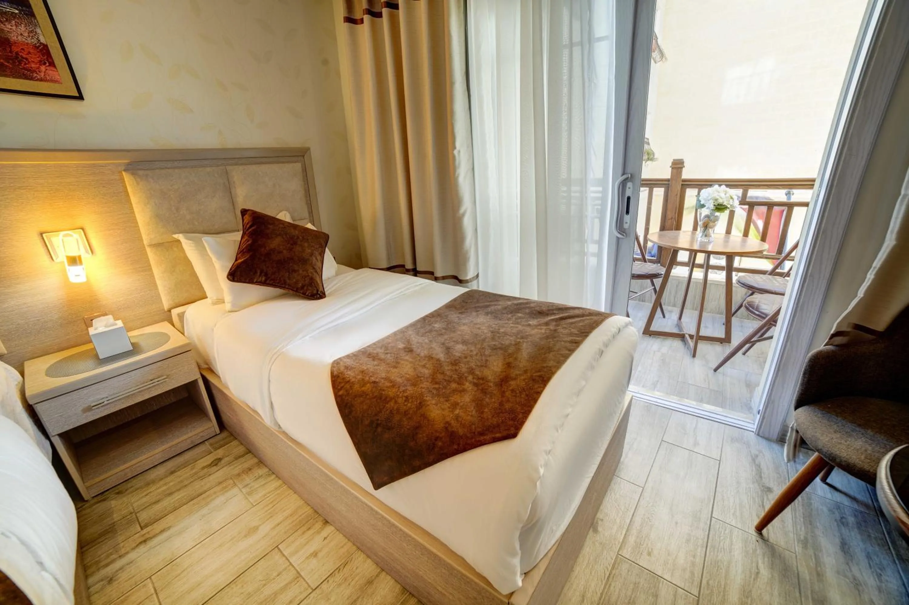 Bed in Laverda Hotel