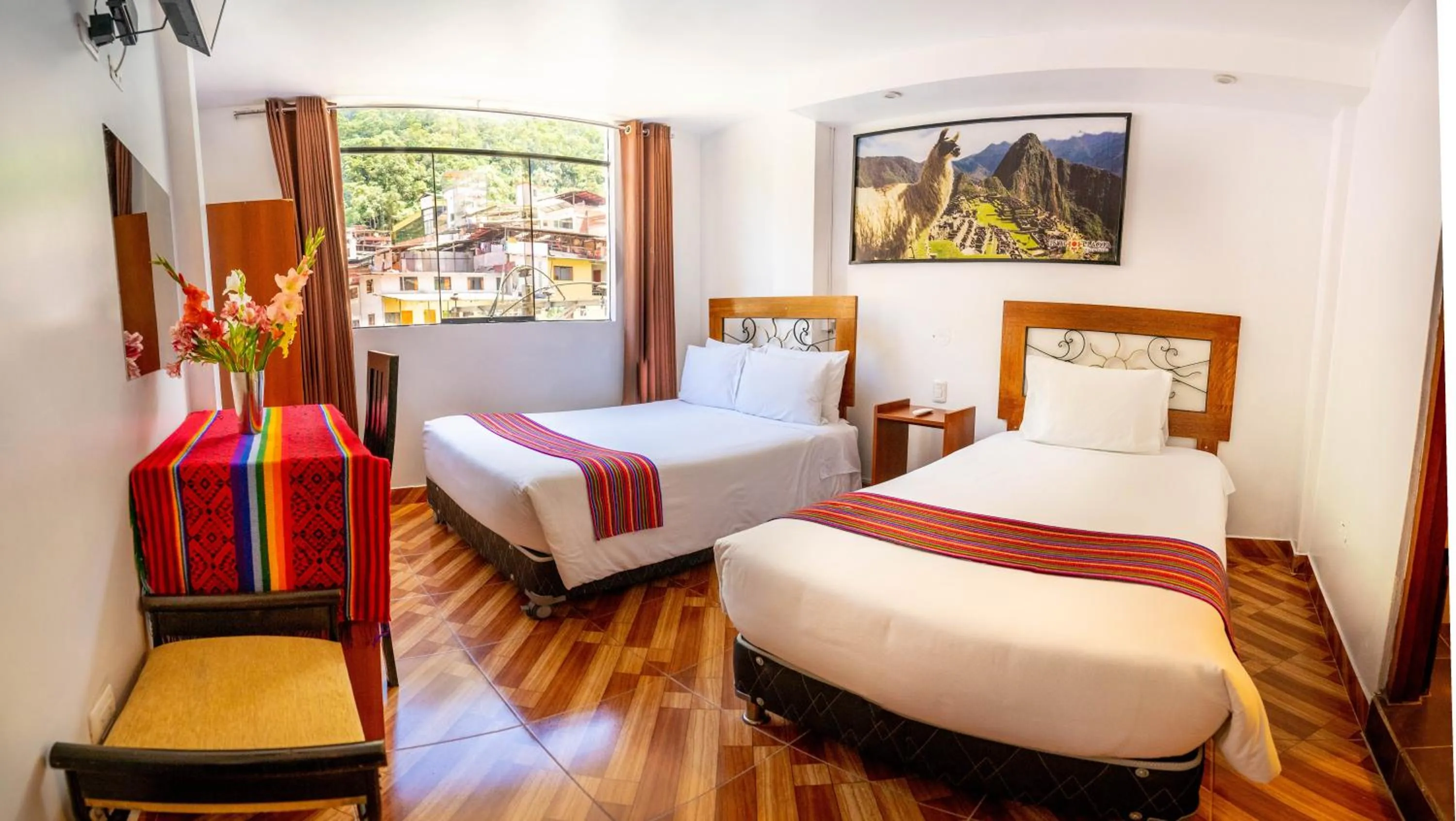 Bed in Hotel Machupicchu Inn