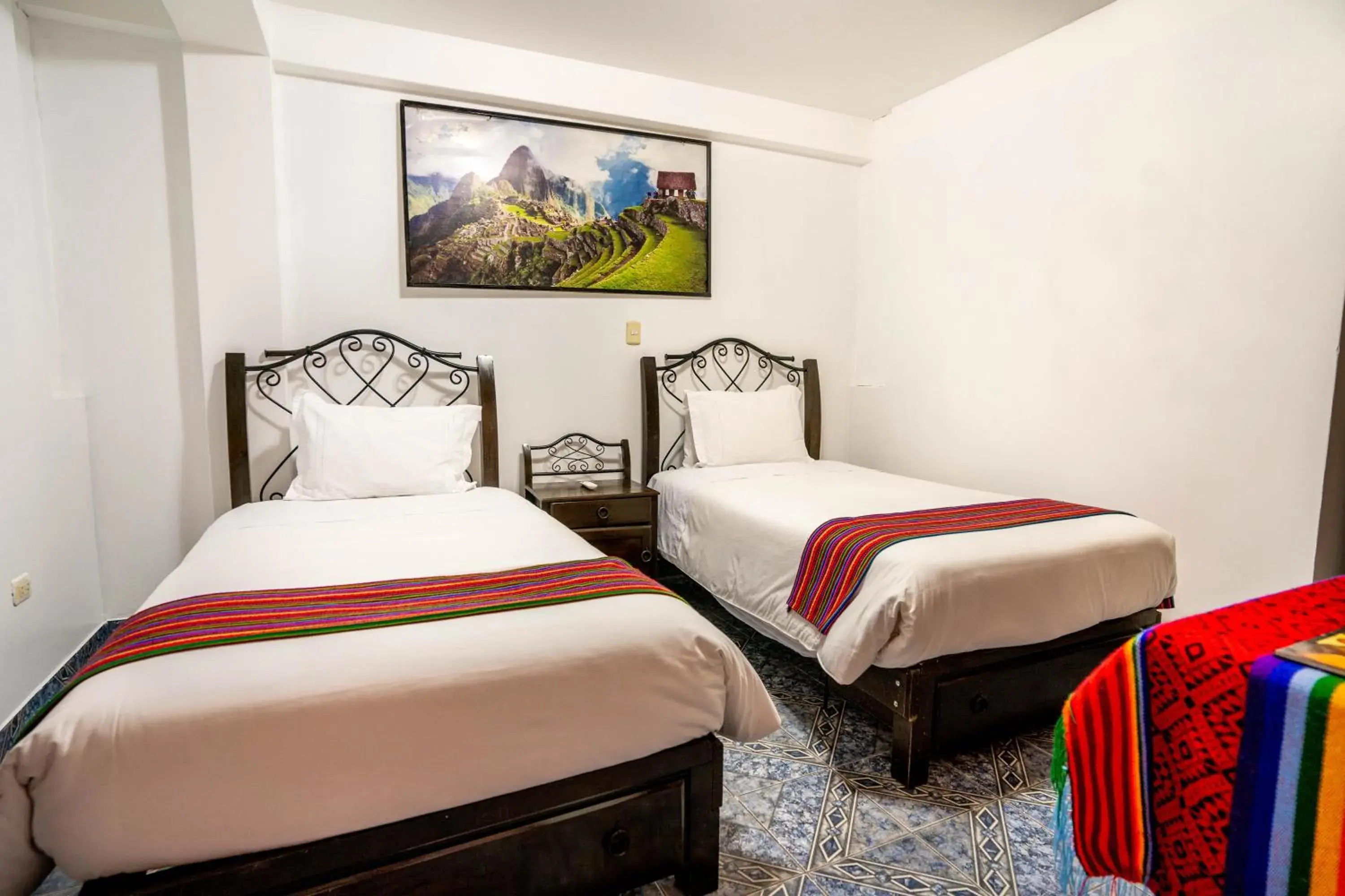 Twin Room in Hotel Machupicchu Inn Twin Room in Hotel Machupicchu Inn