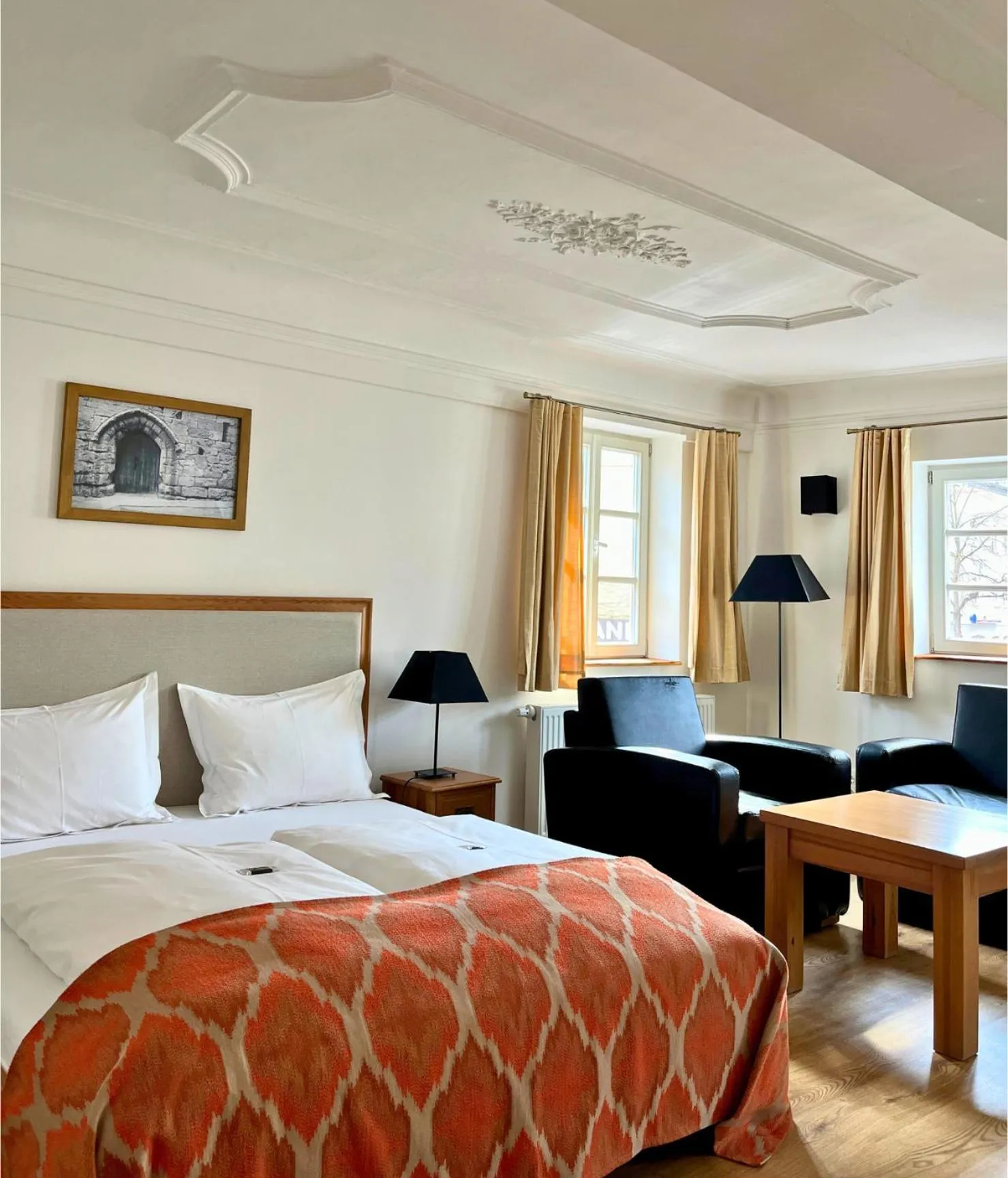 Bed in Hotel Hahnmühle 1323