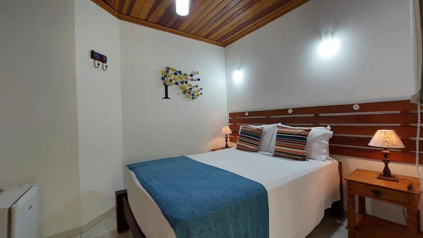 Bed in Pousada Canoa Caiçara Ilhabela