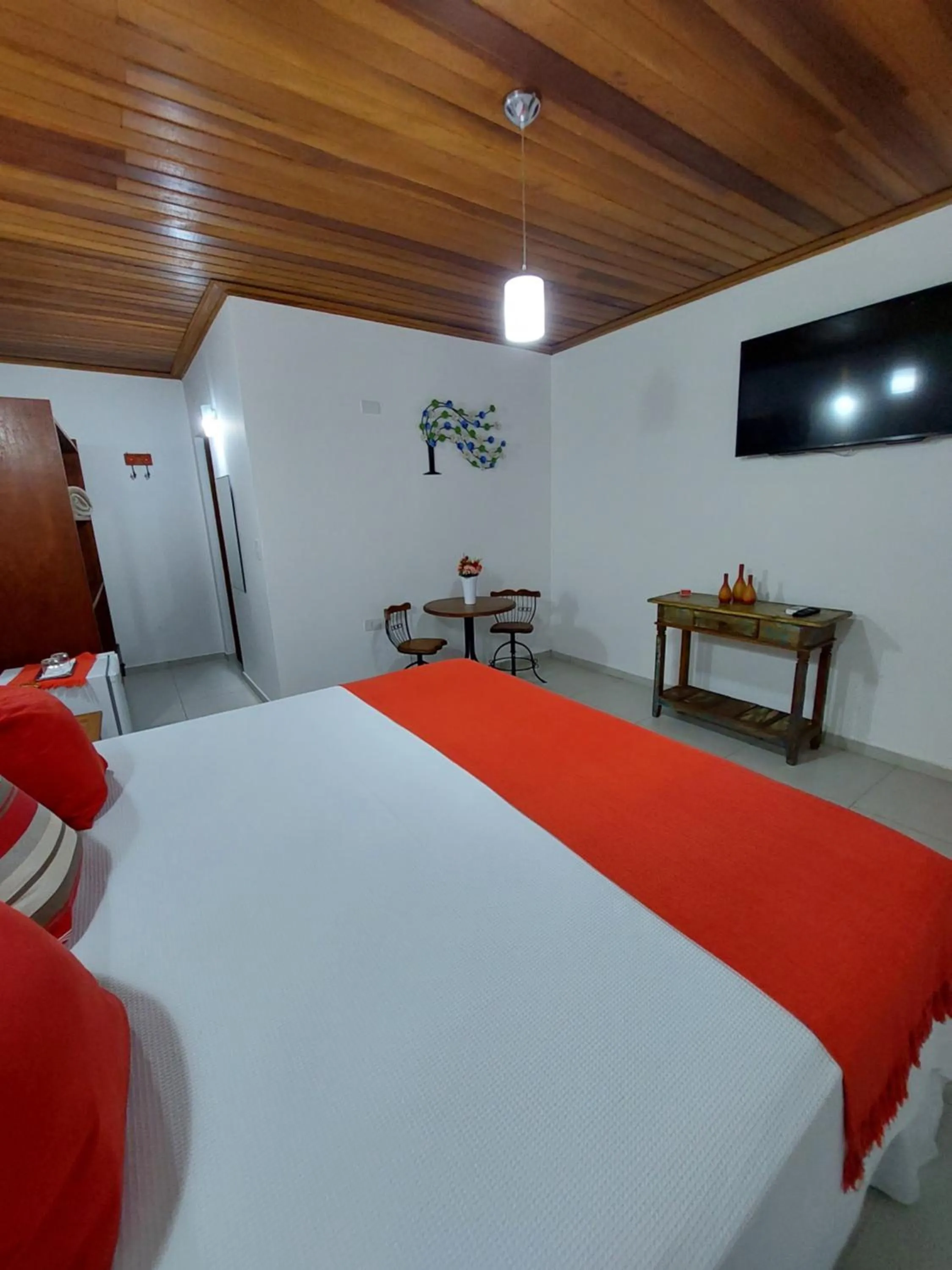 Bed in Pousada Canoa Caiçara Ilhabela