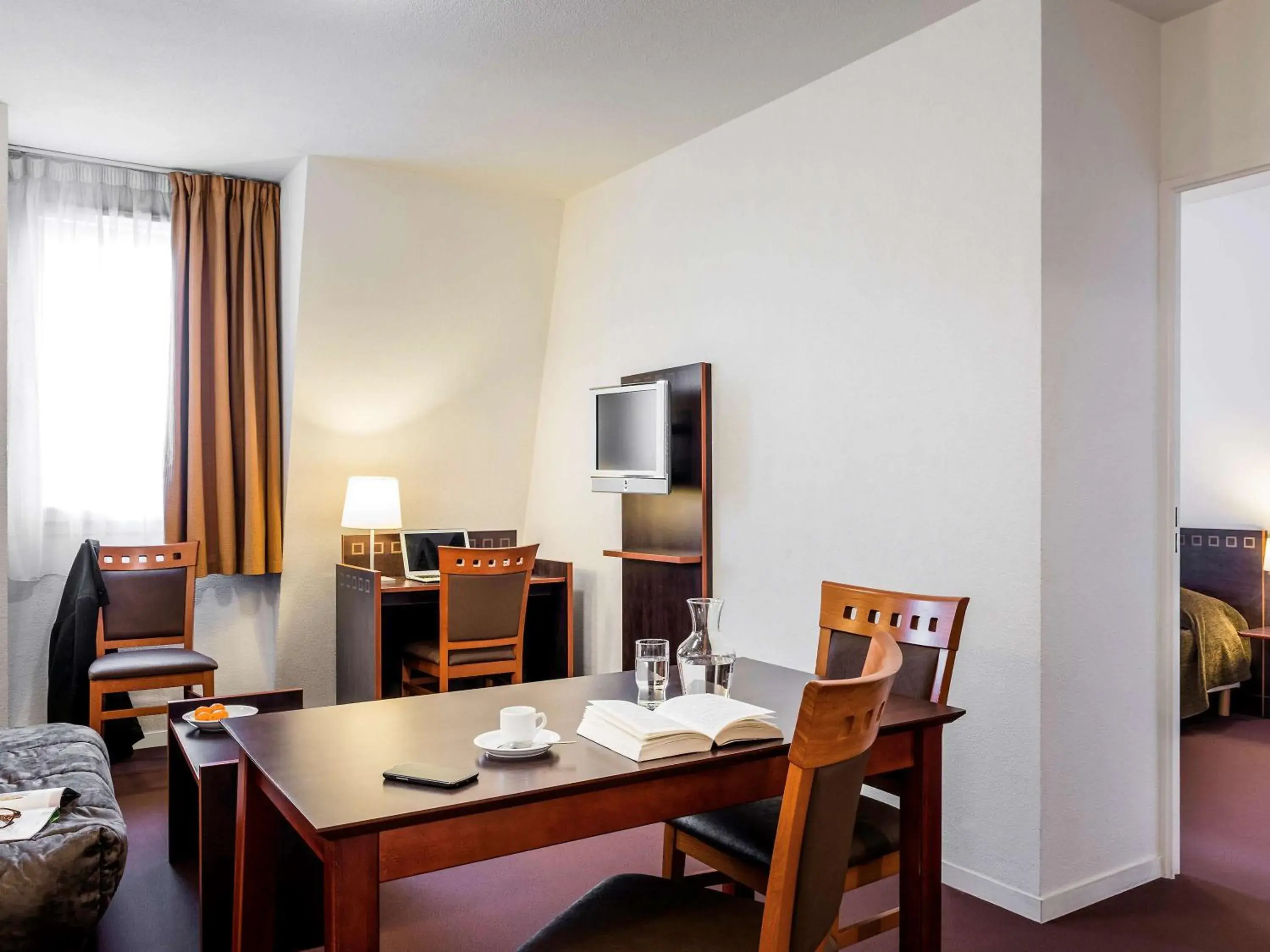 Bedroom in Aparthotel Adagio Access Paris Porte De Charenton Bedroom in Aparthotel Adagio Access Paris Porte De Charenton