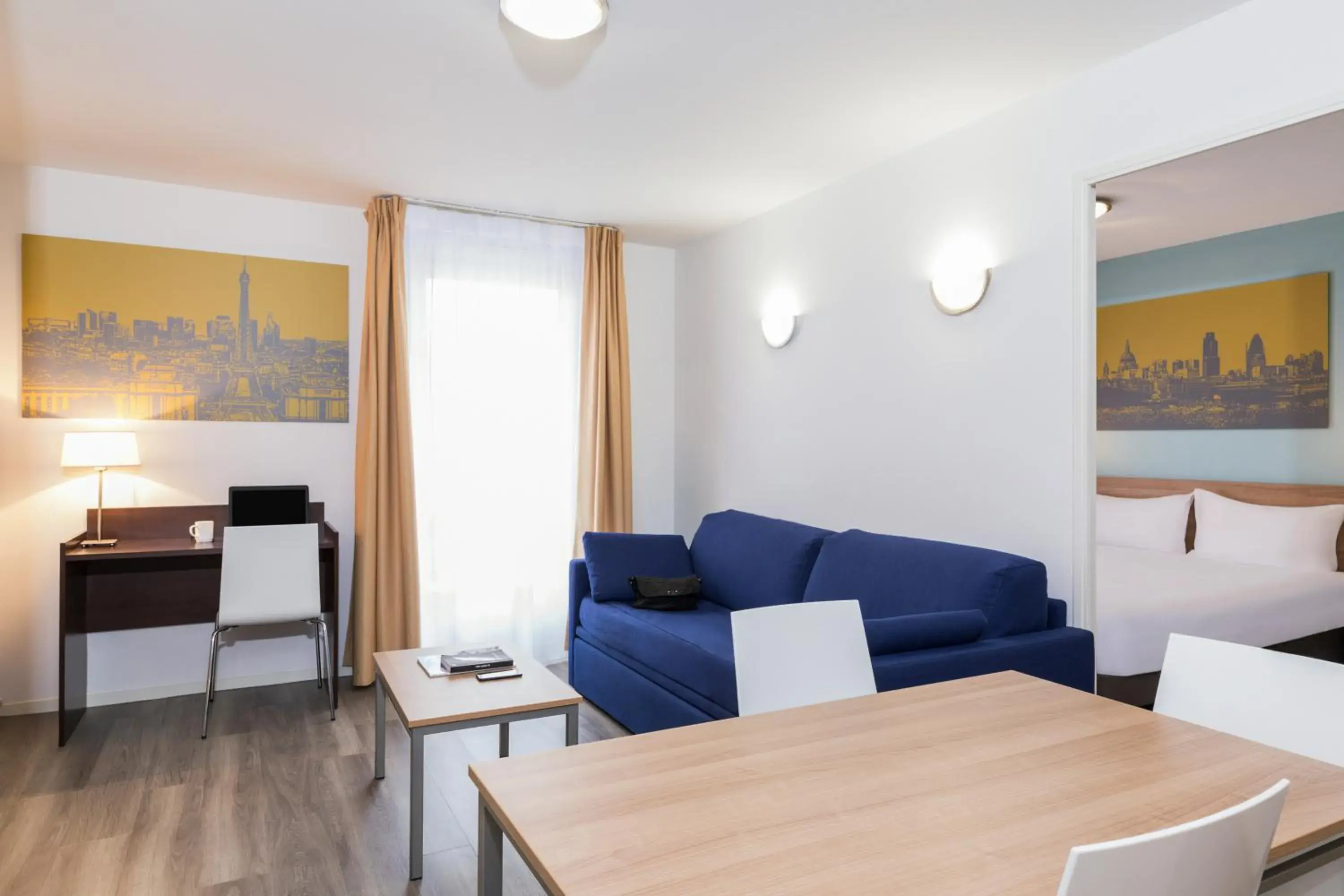 Bed in Aparthotel Adagio Access Paris Clamart Bed in Aparthotel Adagio Access Paris Clamart
