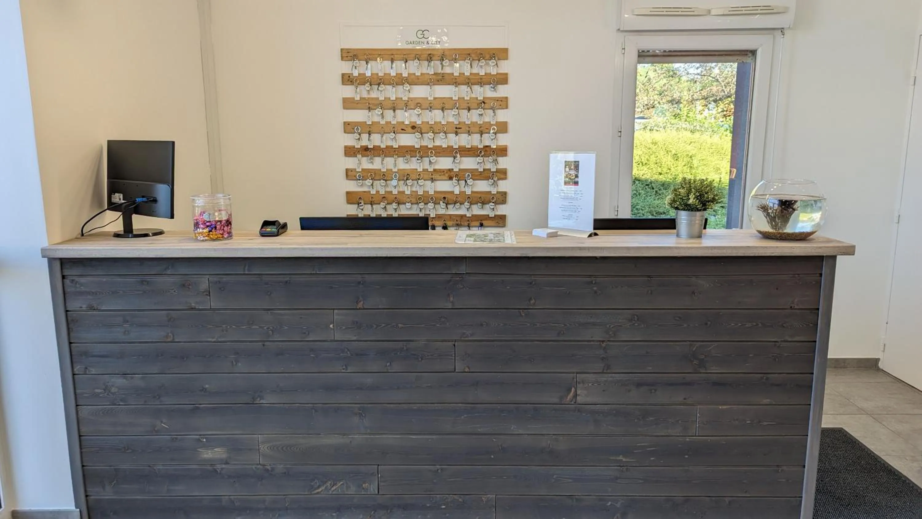 Lobby or reception in Garden & City Clermont-Ferrand - Gerzat