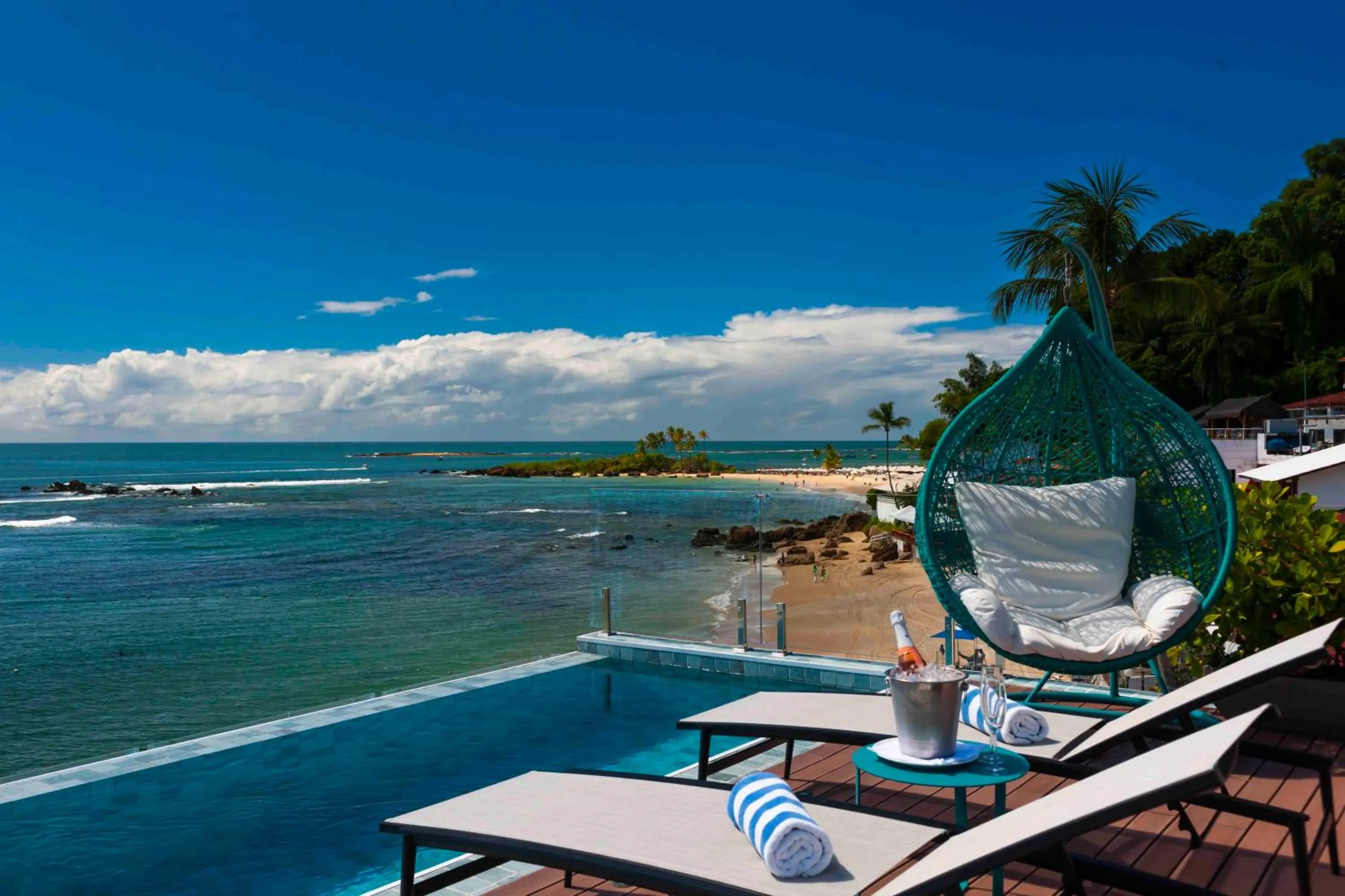 Swimming pool in Pousada Antonella