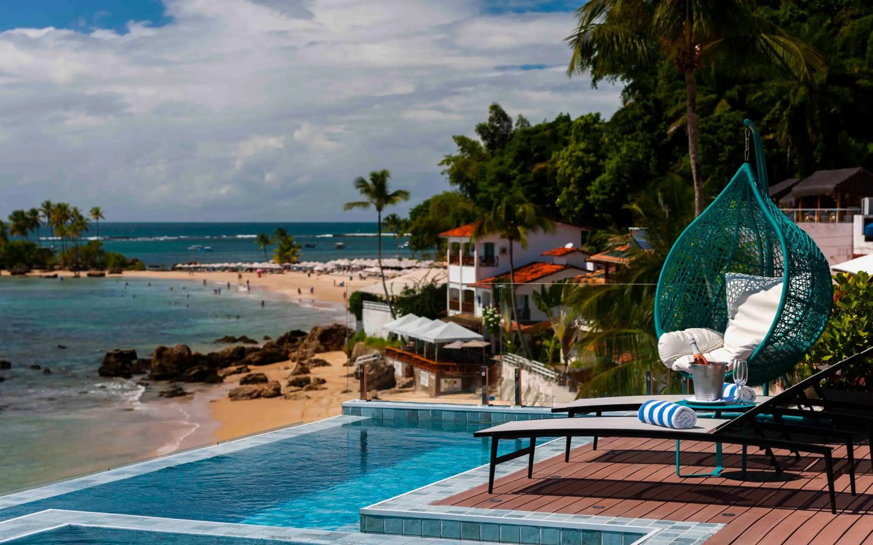 Swimming pool in Pousada Antonella