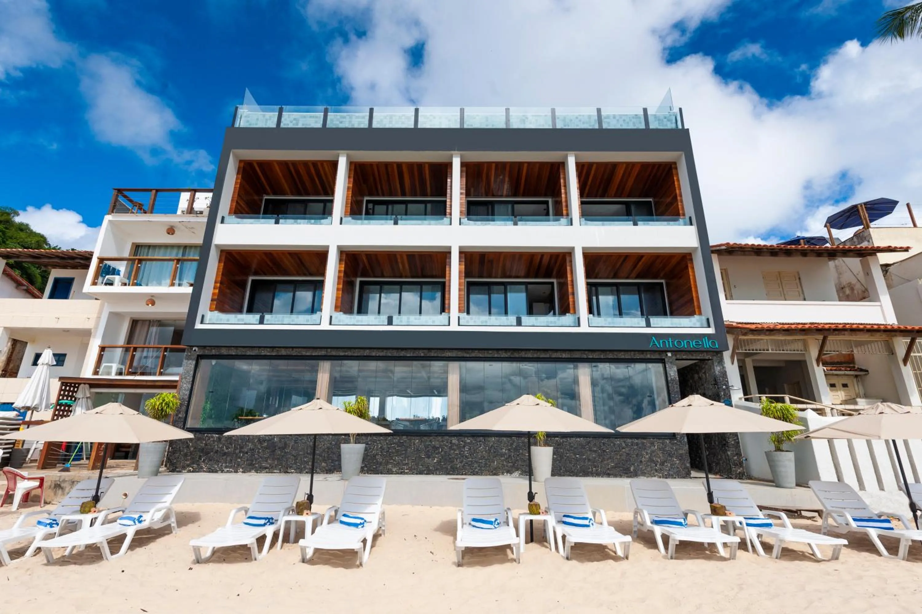 Beach in Pousada Antonella