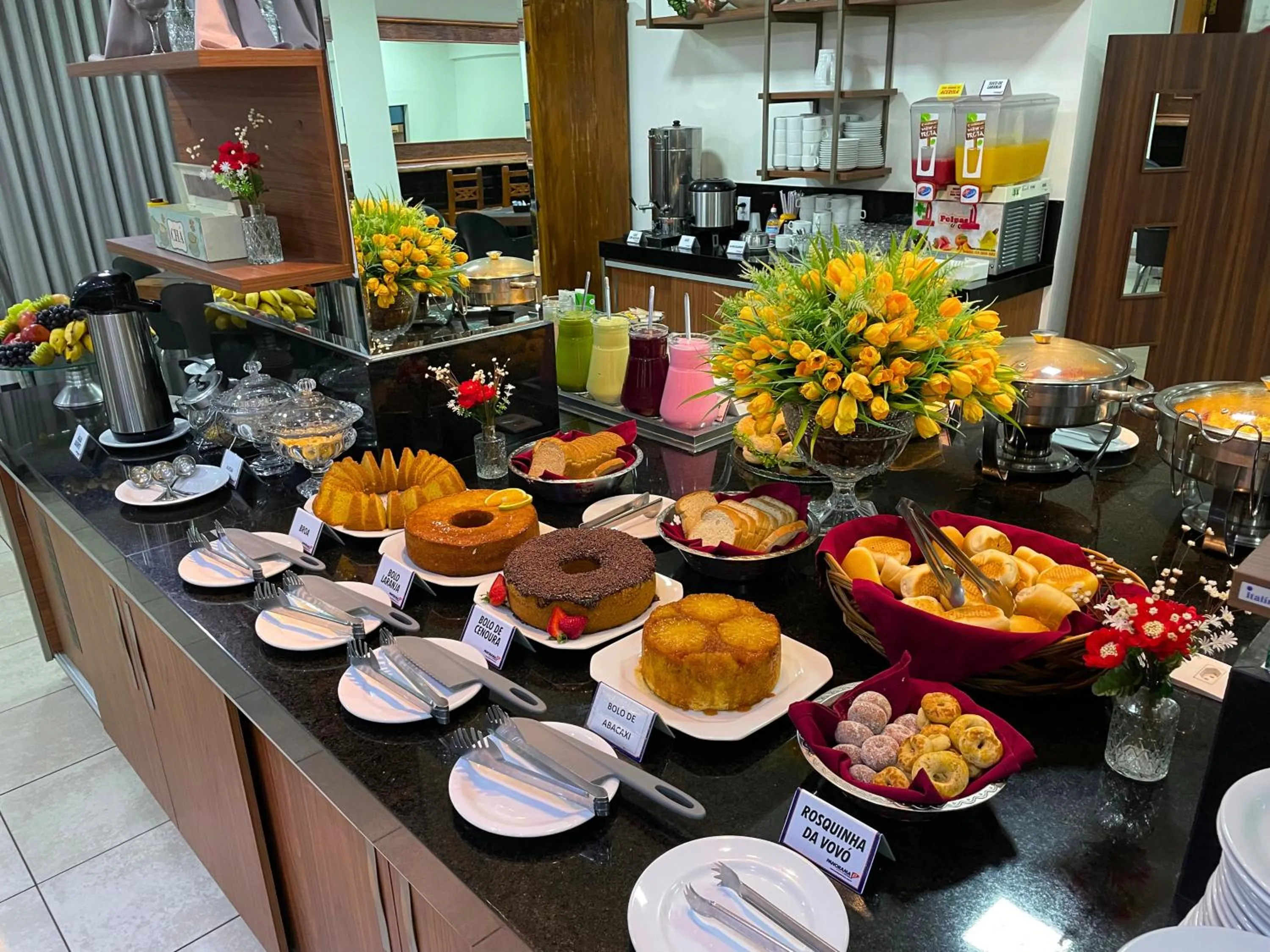Buffet breakfast in Panorama Tower Hotel