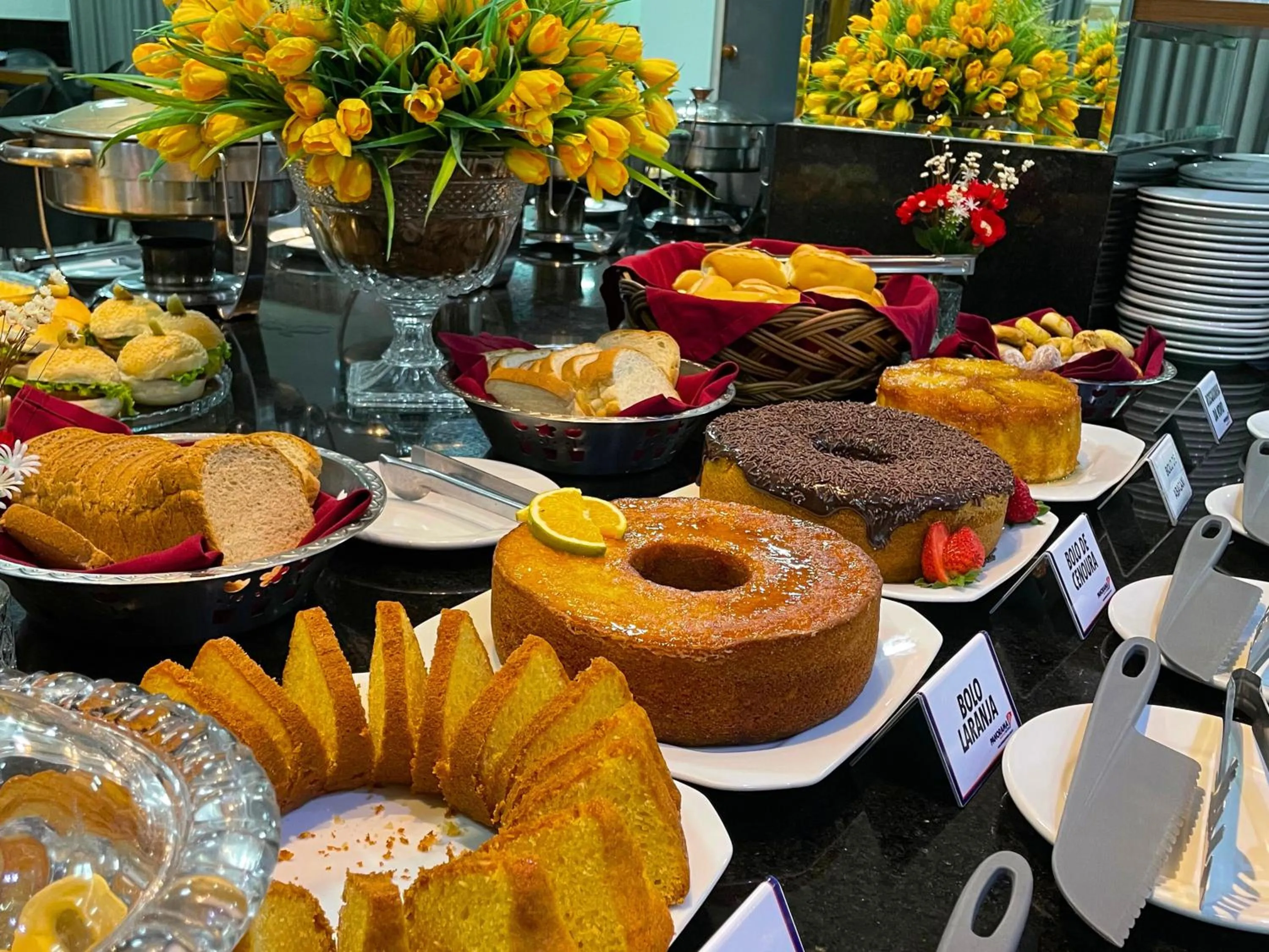 Buffet breakfast in Panorama Tower Hotel