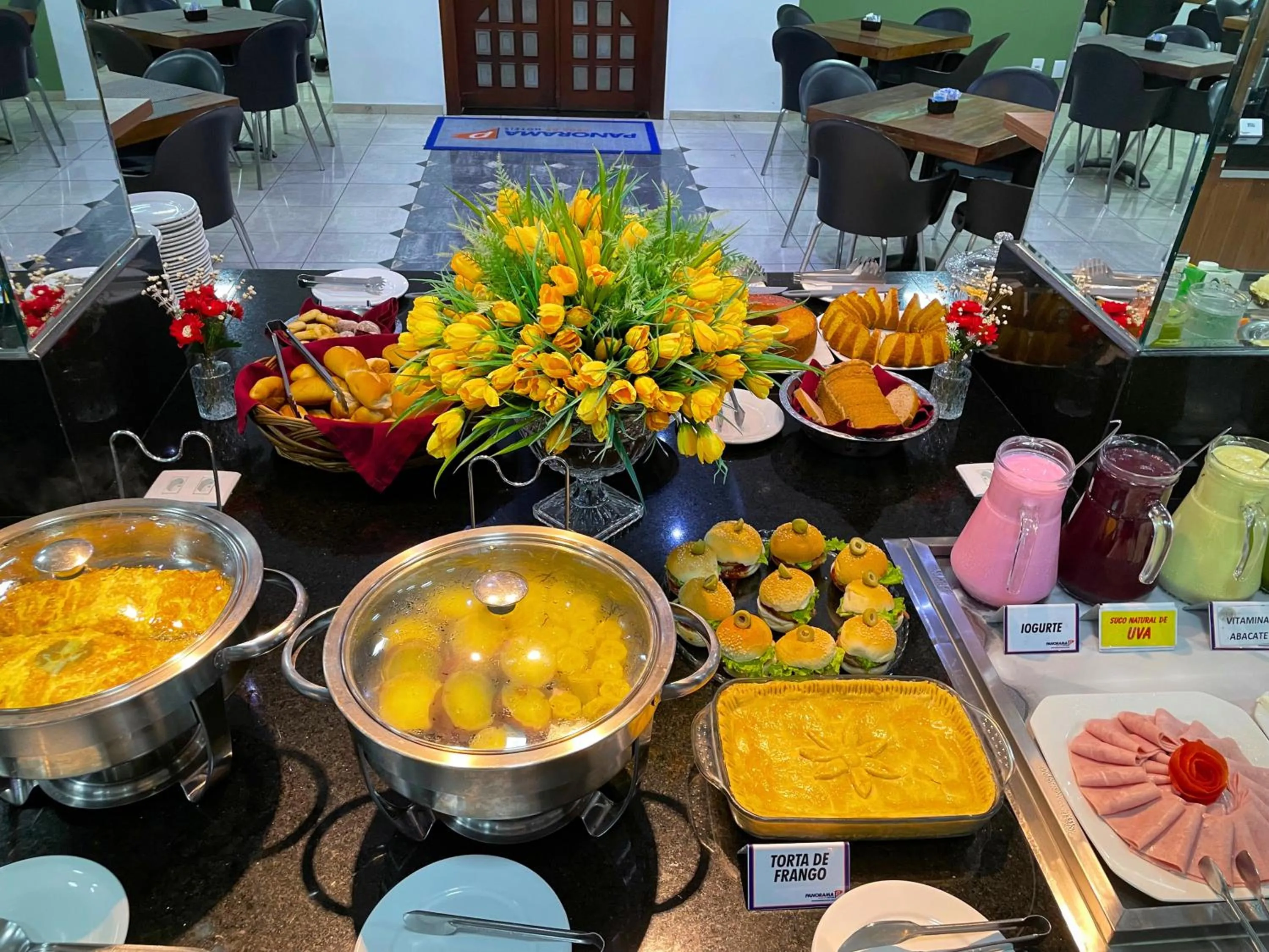 Buffet breakfast in Panorama Tower Hotel