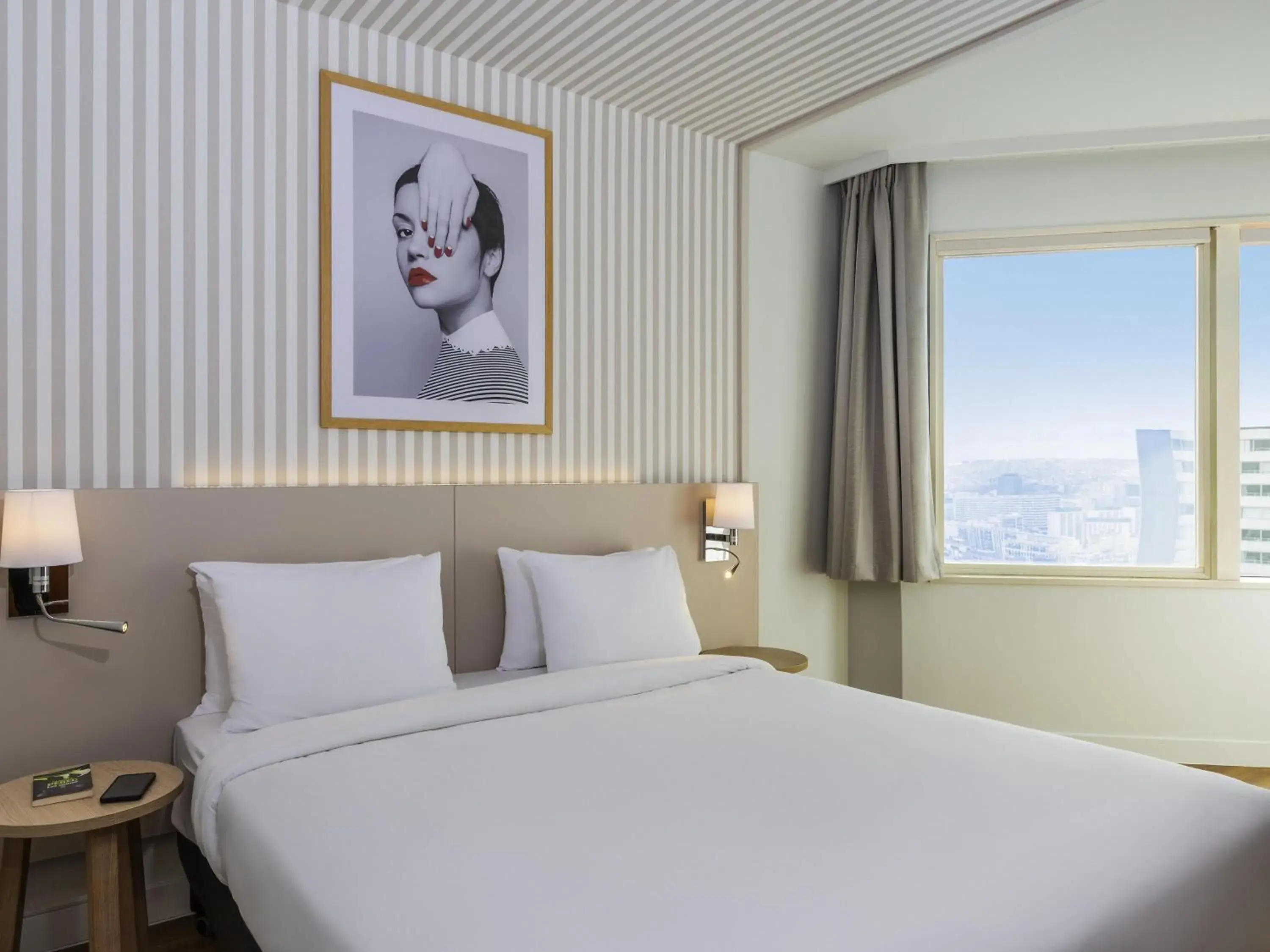 Bedroom, Bed in Aparthotel Adagio Paris Centre Tour Eiffel Bedroom, Bed in Aparthotel Adagio Paris Centre Tour Eiffel