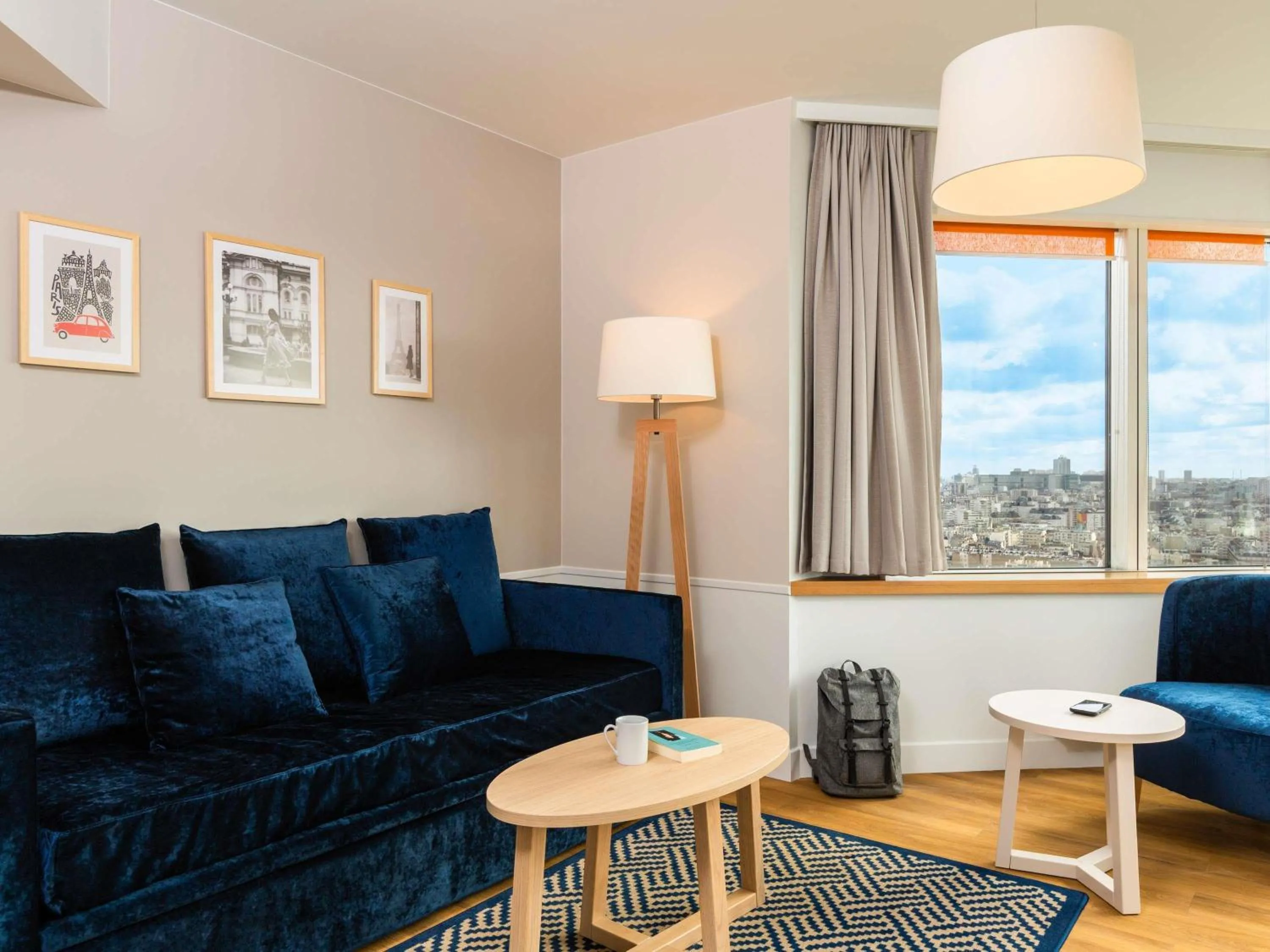 Bedroom in Aparthotel Adagio Paris Centre Tour Eiffel