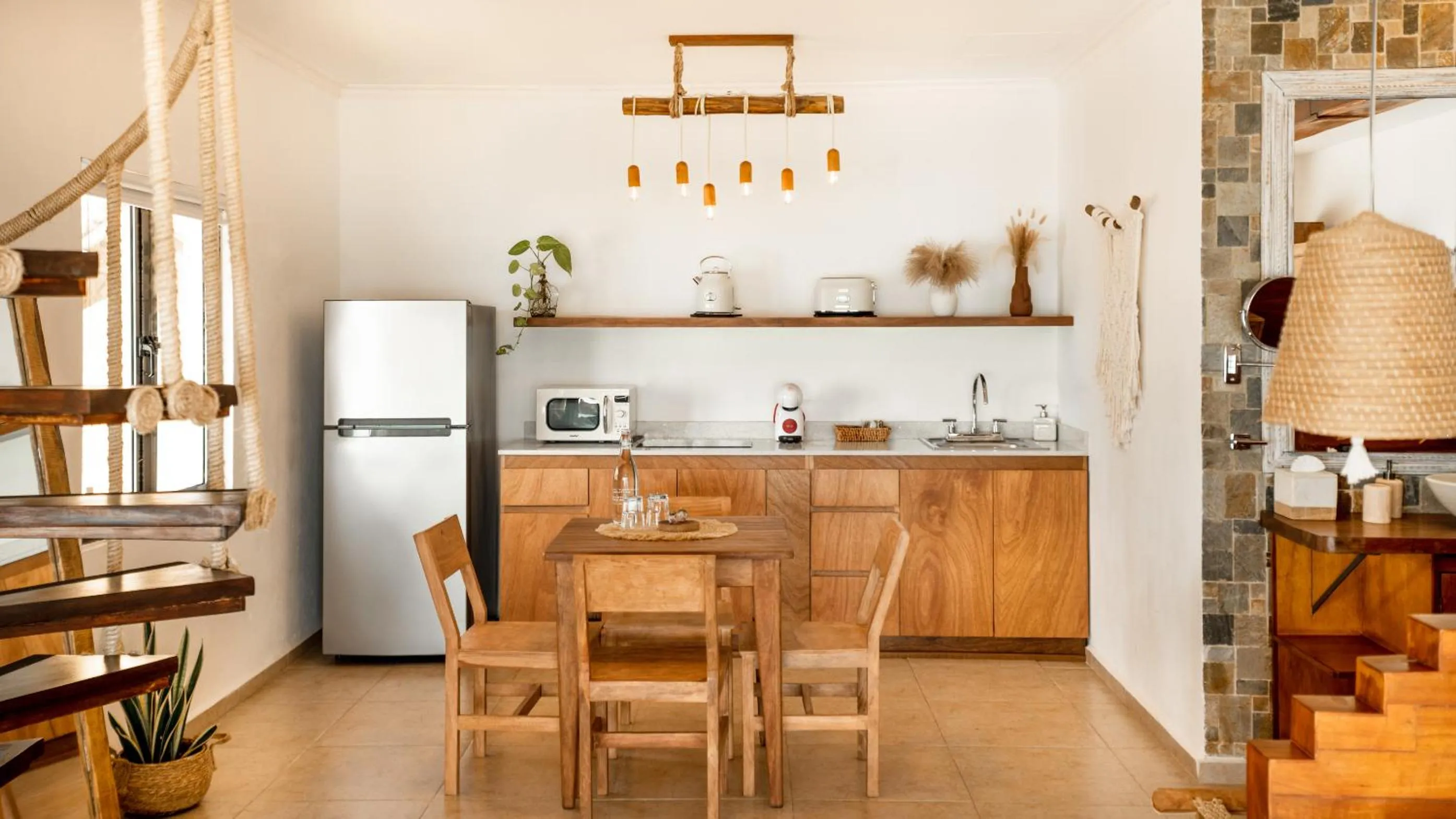 kitchen in Hotel Casa Colibri