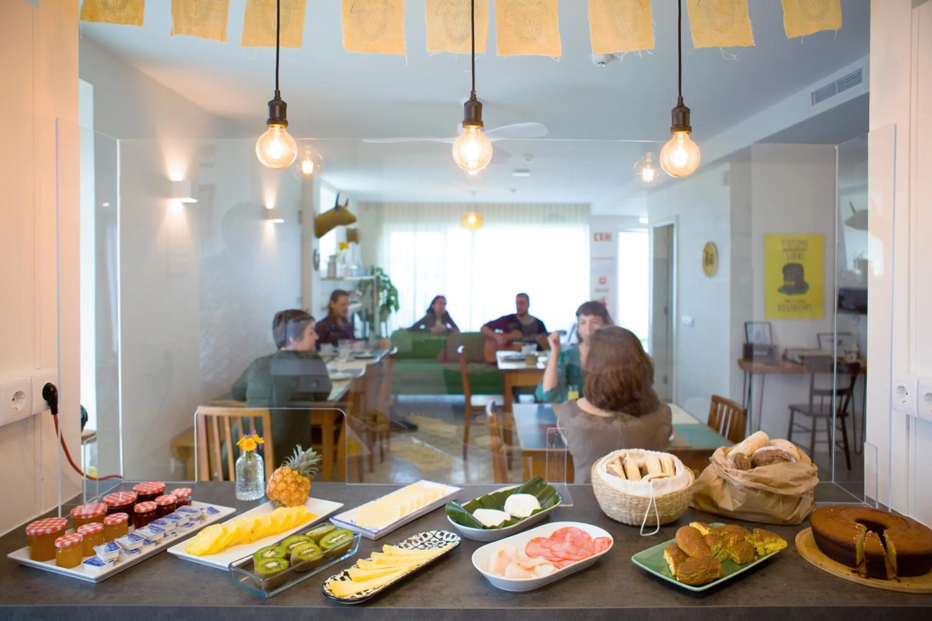 Breakfast in THE HOLY COW - Hostel & Suites