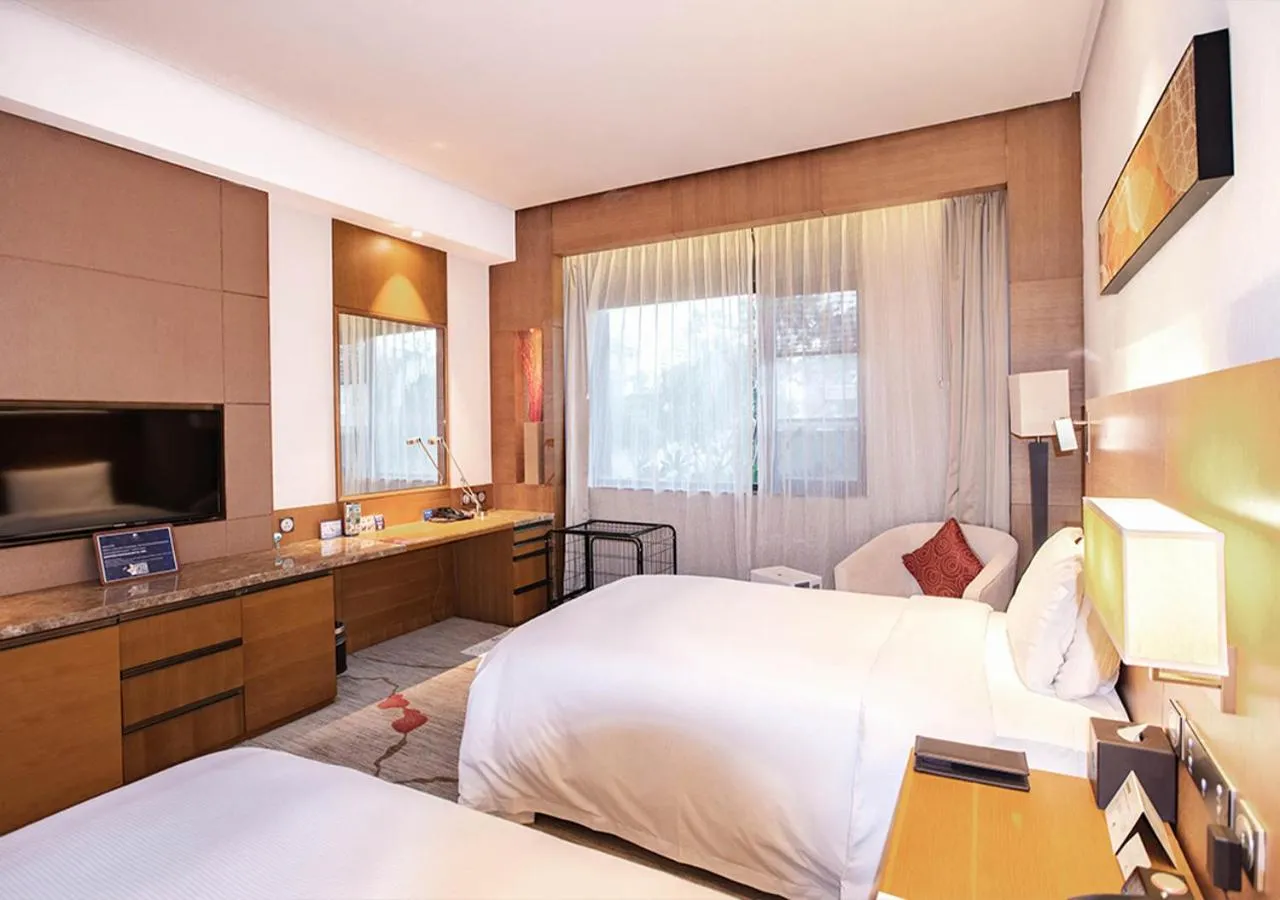 Bed in DoubleTree By Hilton Jiaxing
