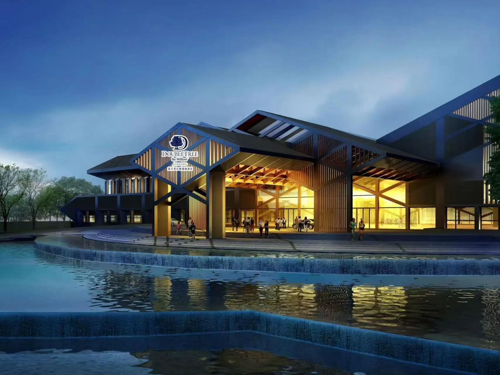 Property building in DoubleTree By Hilton Jiaxing Property building in DoubleTree By Hilton Jiaxing