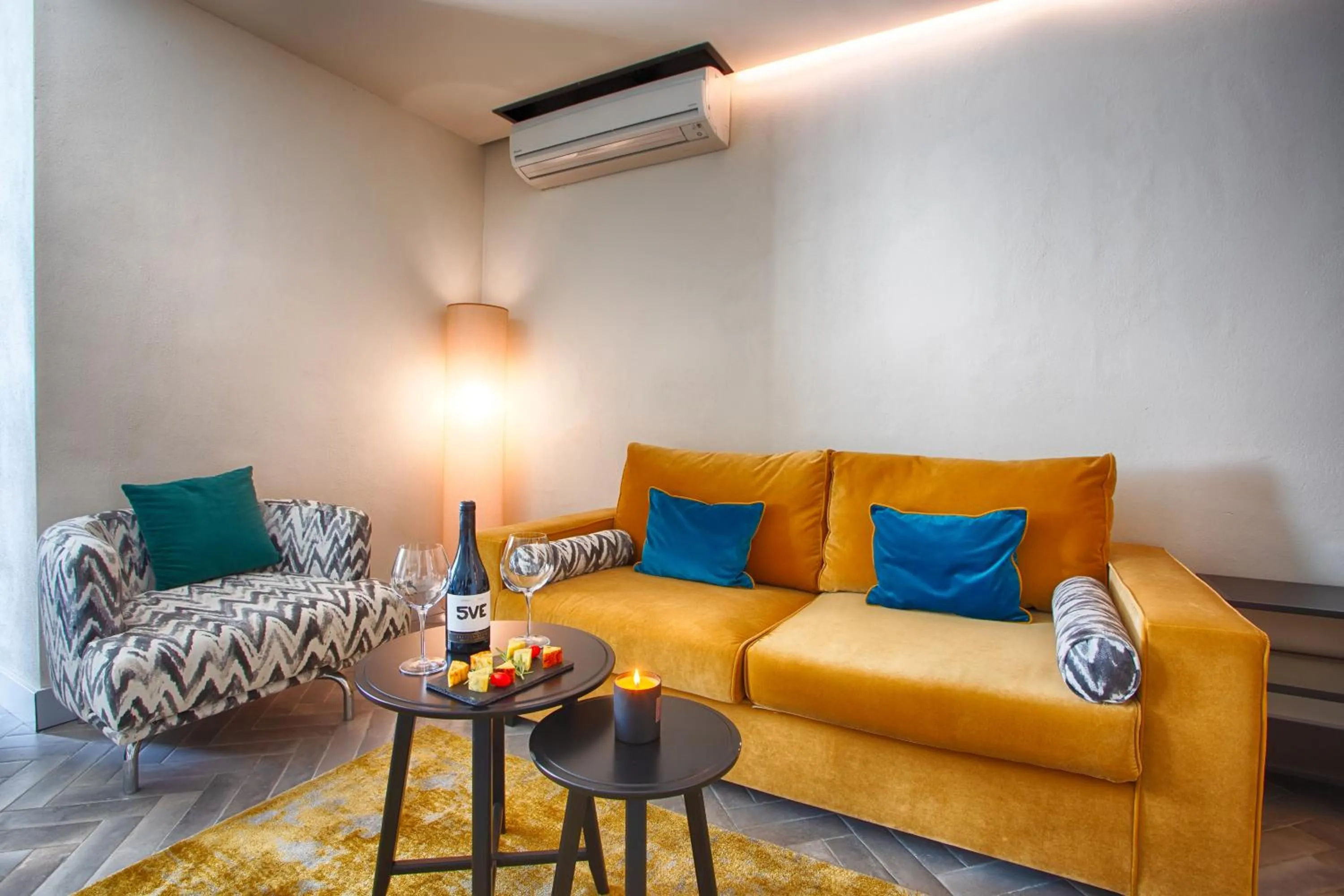 Seating area in Chateau Copsa Complex