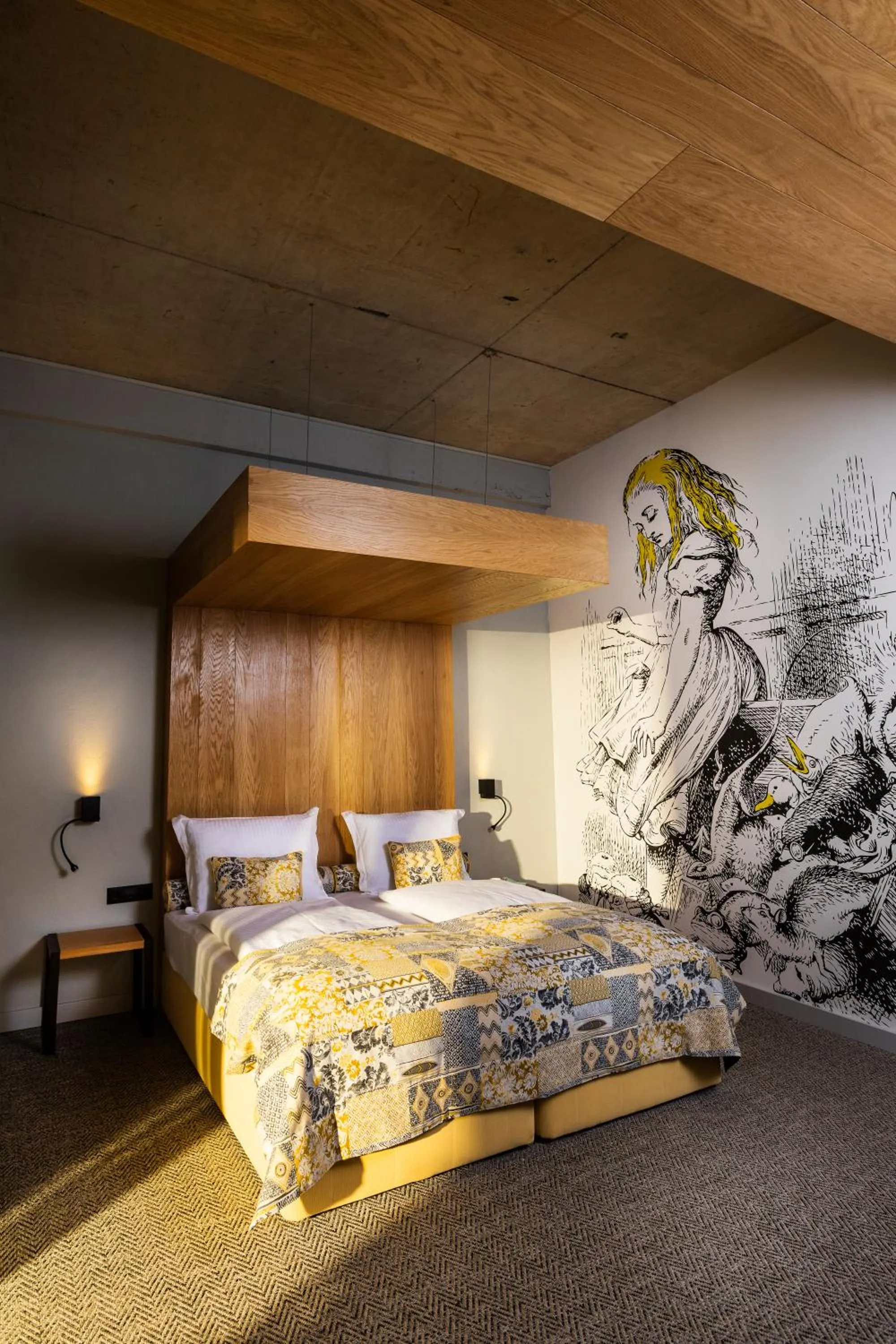 Bed in Chateau Copsa Complex