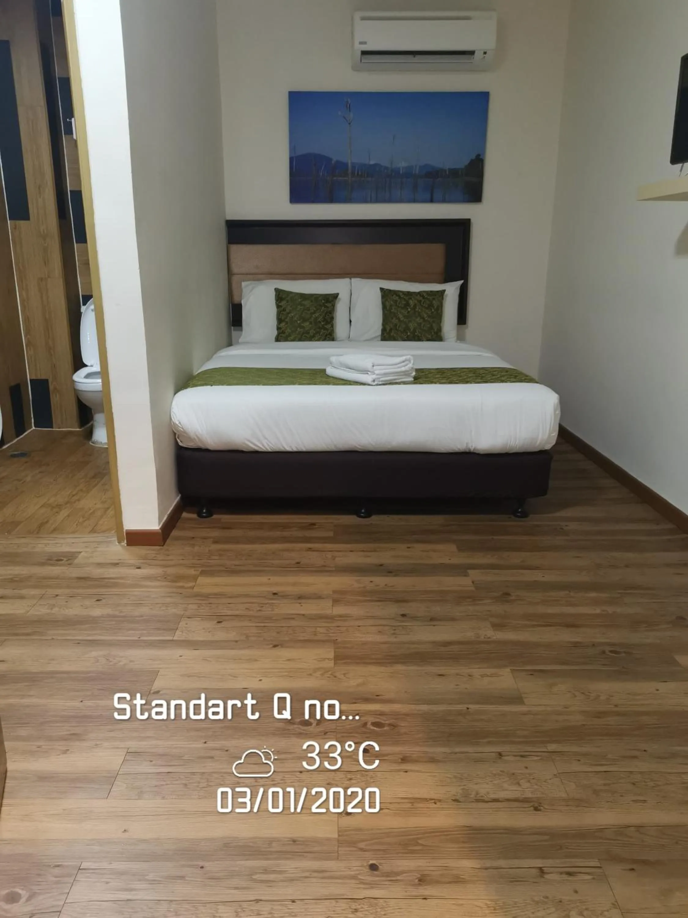 Bed in Yeob Bay hotel Ampang