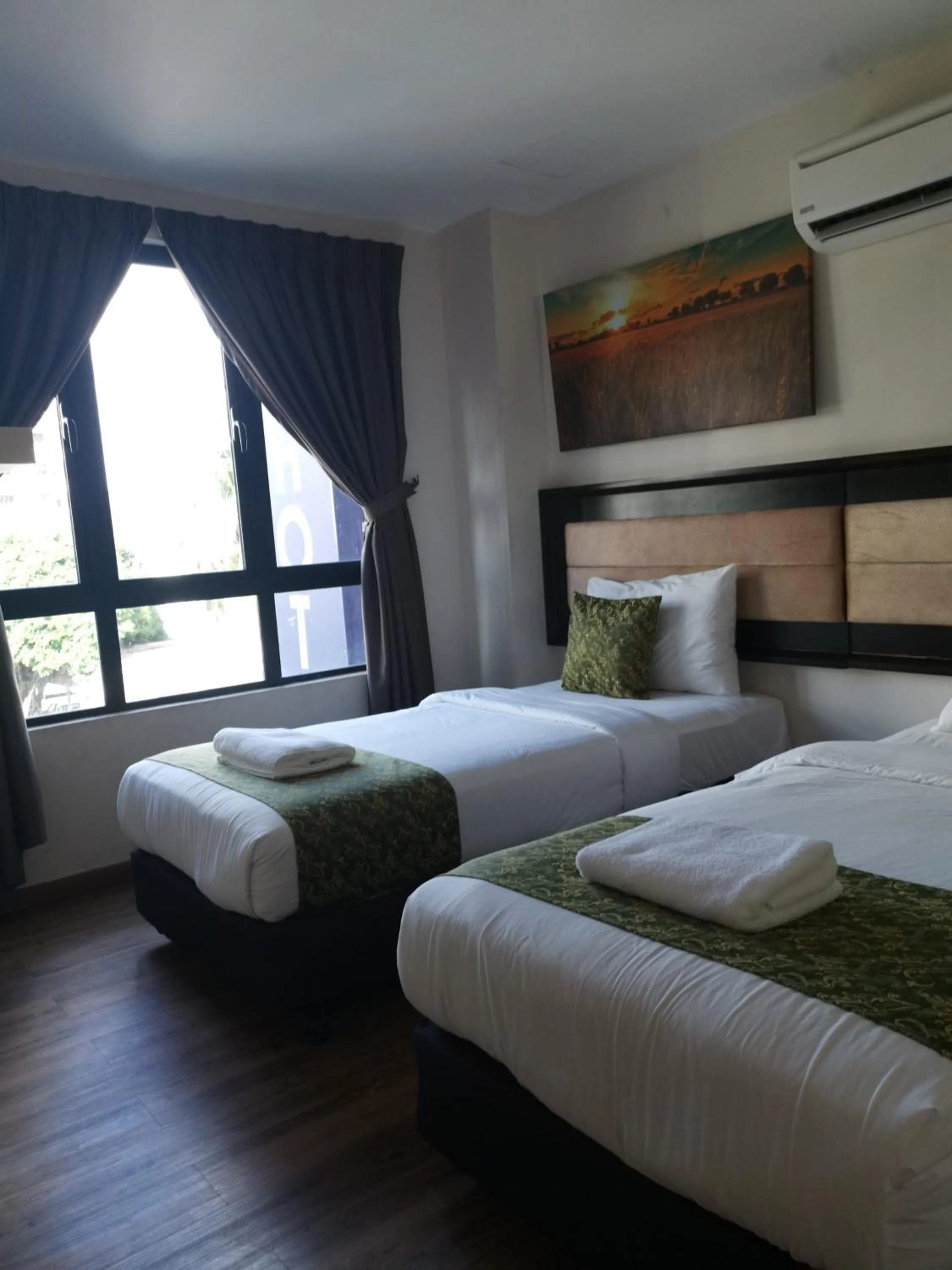 Bed in Yeob Bay hotel Ampang