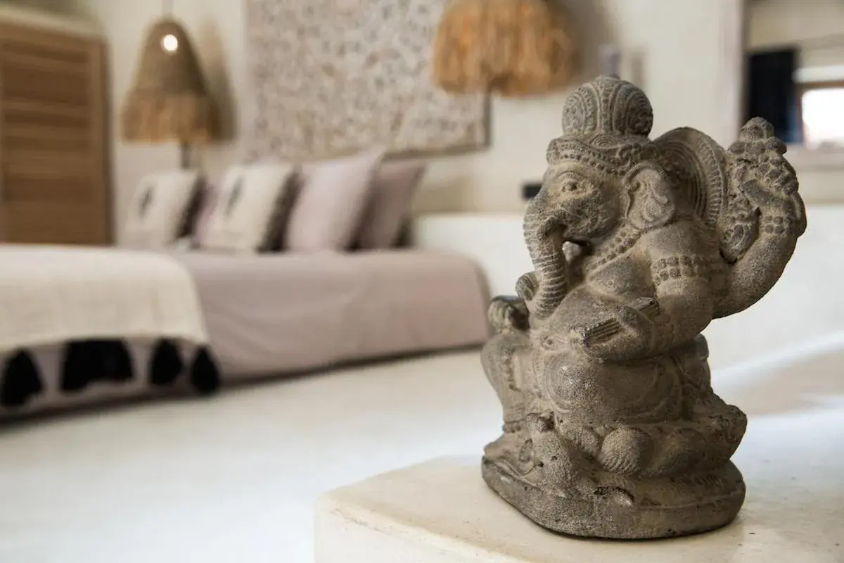 Decorative detail, Bed in Karma Resort Decorative detail, Bed in Karma Resort