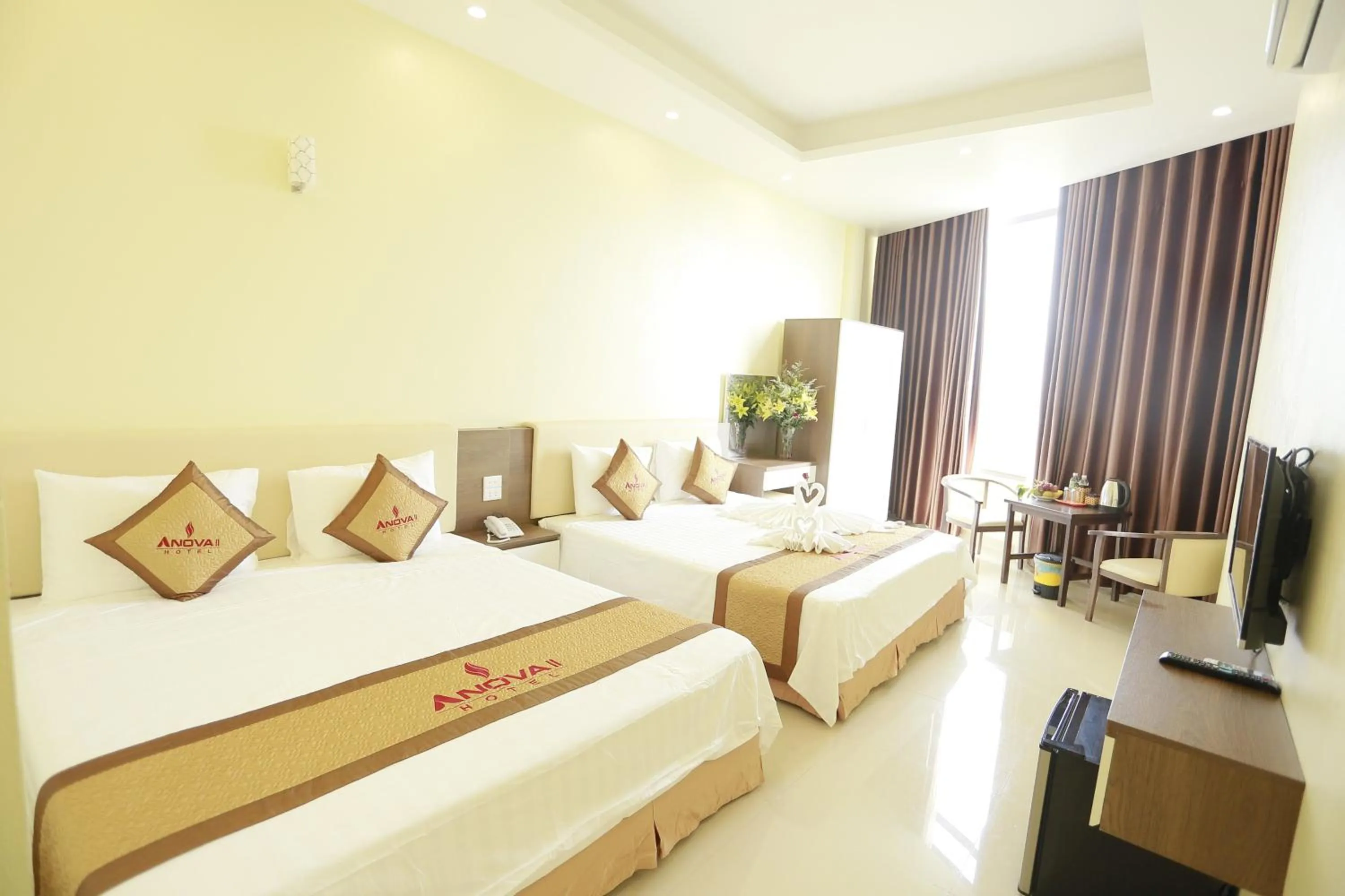 Bed in Anova 2 Hotel