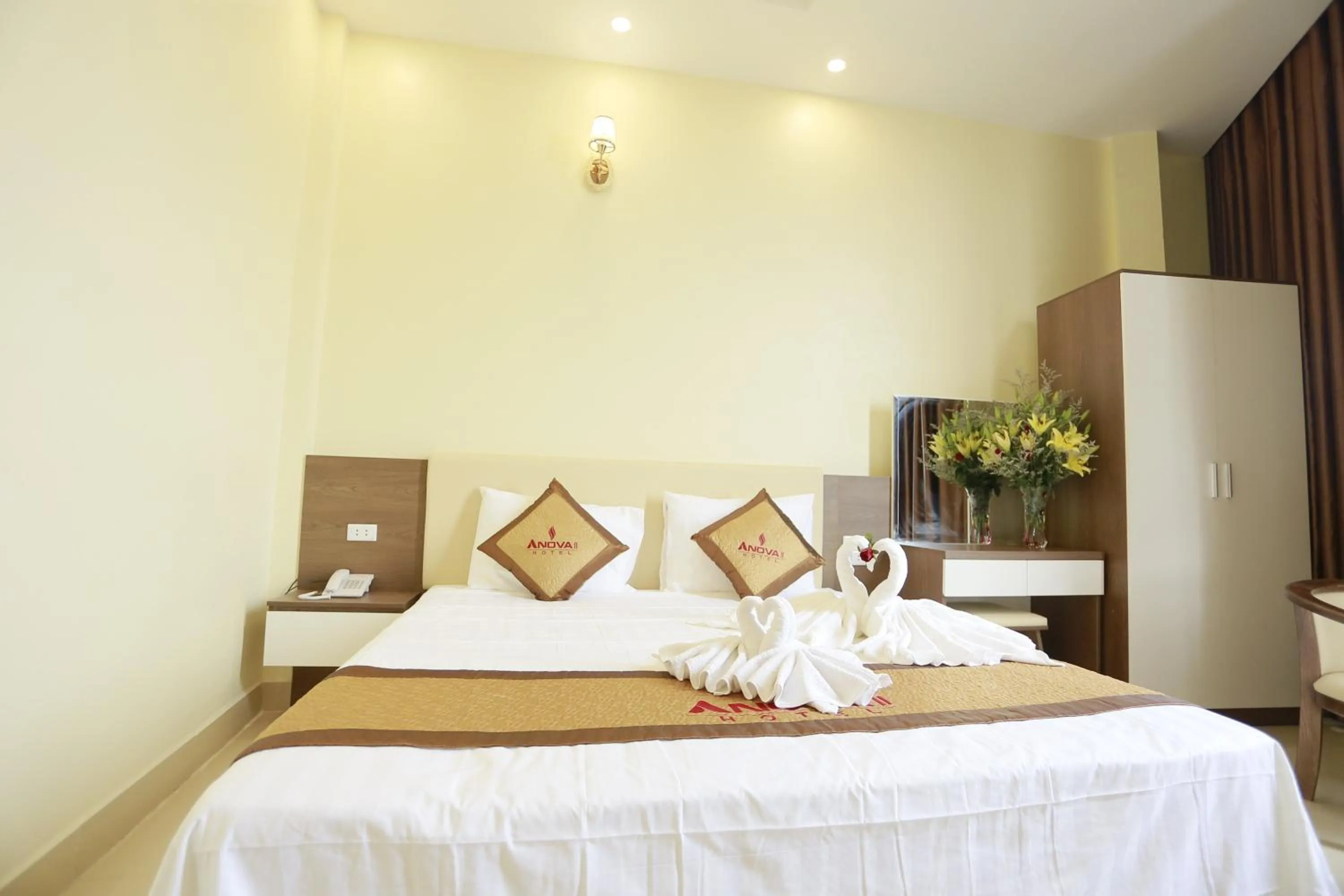 Bed in Anova 2 Hotel