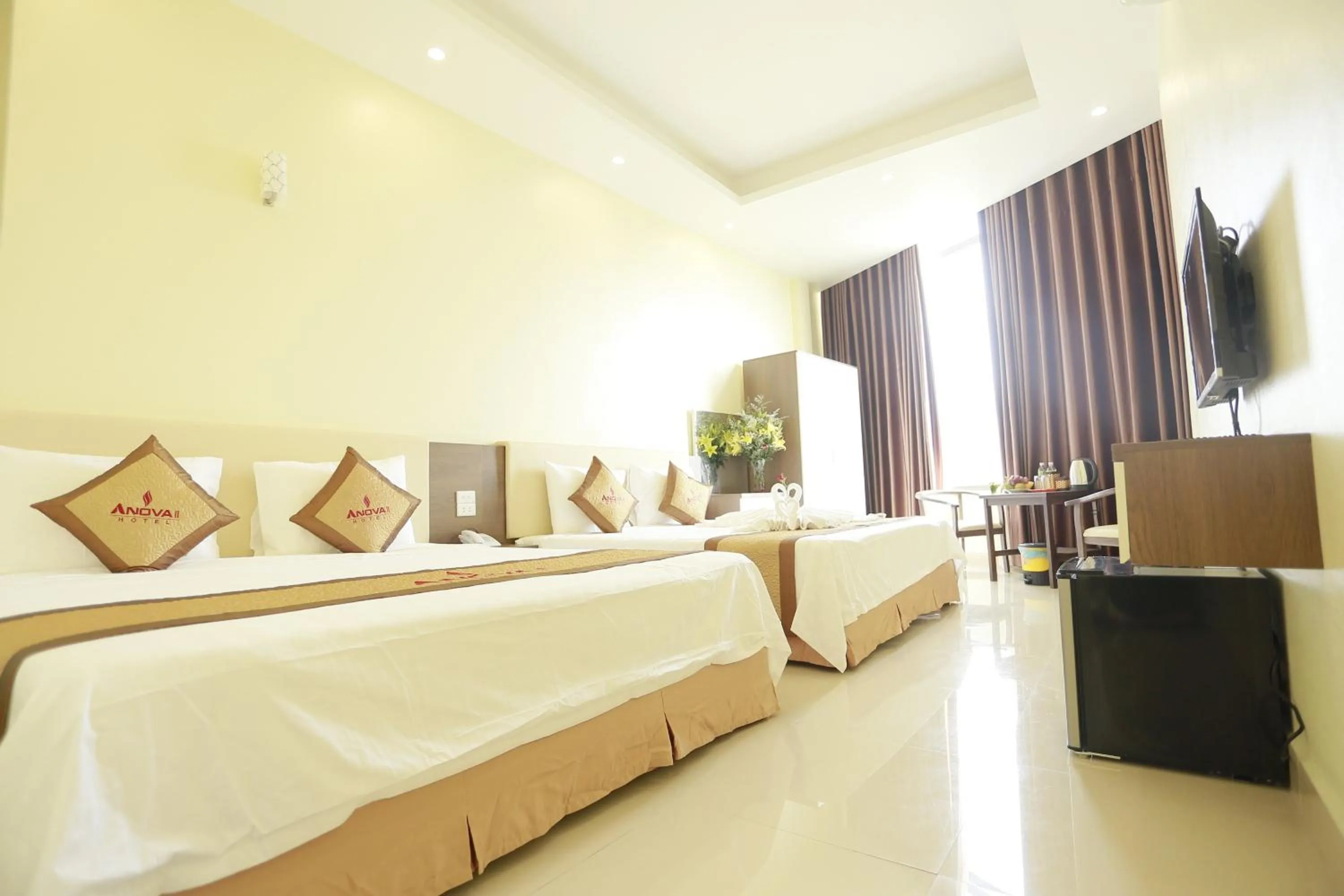 Bed in Anova 2 Hotel