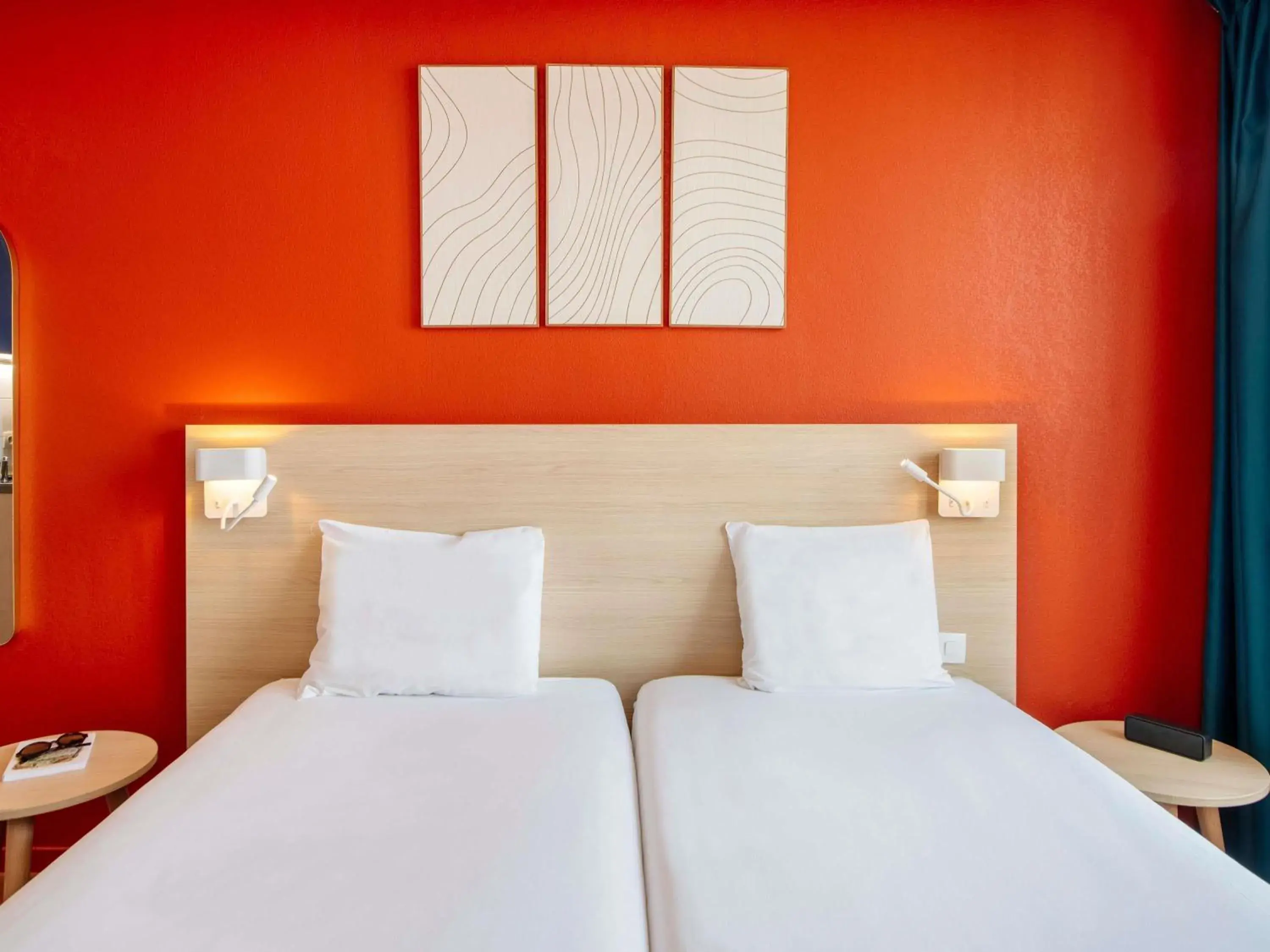 Bedroom, Bed in Aparthotel Adagio Access Paris Saint-Denis Pleyel Bedroom, Bed in Aparthotel Adagio Access Paris Saint-Denis Pleyel