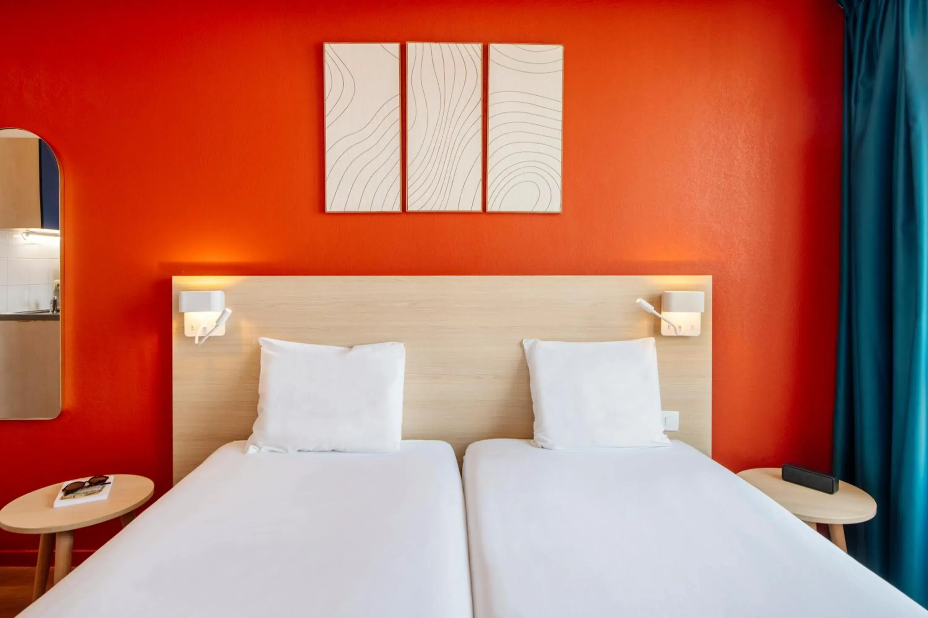 Bed in Aparthotel Adagio Access Paris Saint-Denis Pleyel Bed in Aparthotel Adagio Access Paris Saint-Denis Pleyel