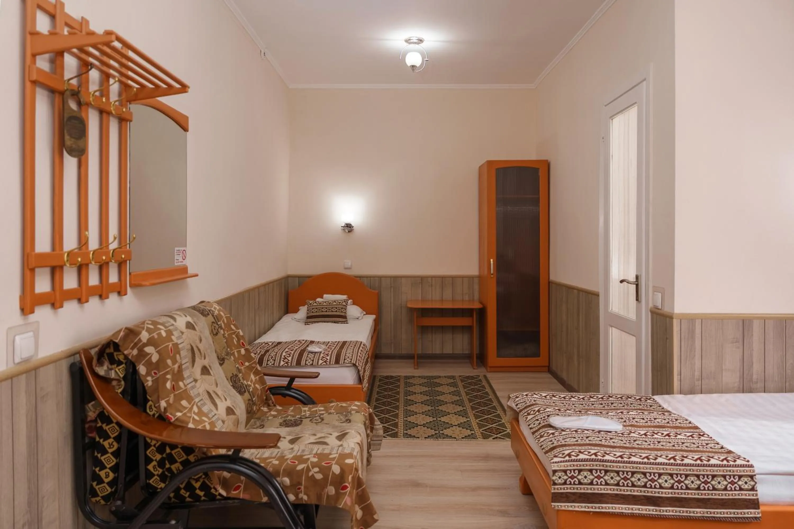 Bed in Alpinist Hotel