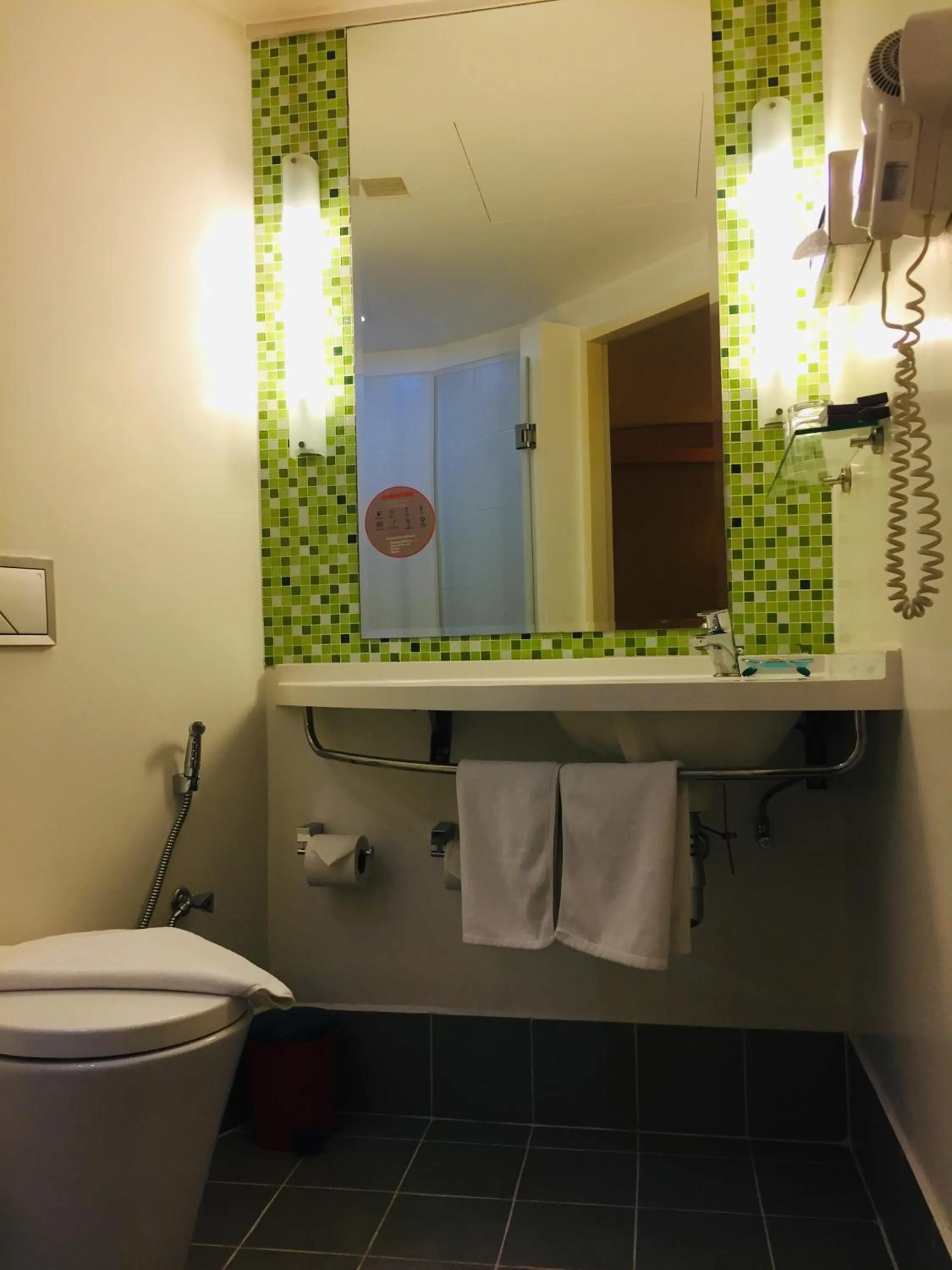 Bathroom in ibis Vientiane Nam Phu