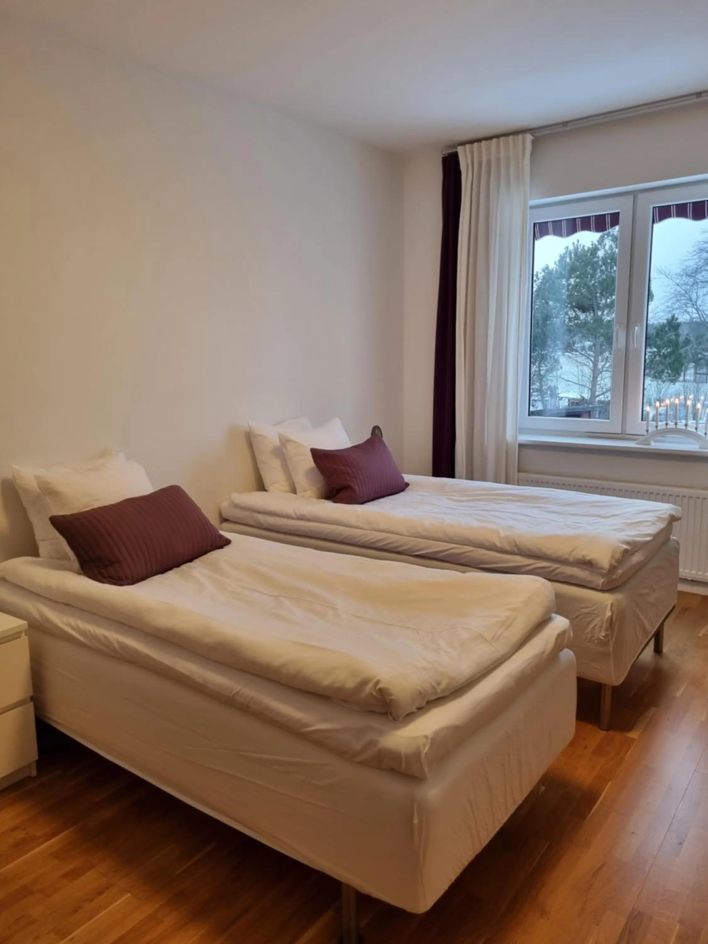 Bed in Gamla Järnhandeln - Norrskedika Hotell