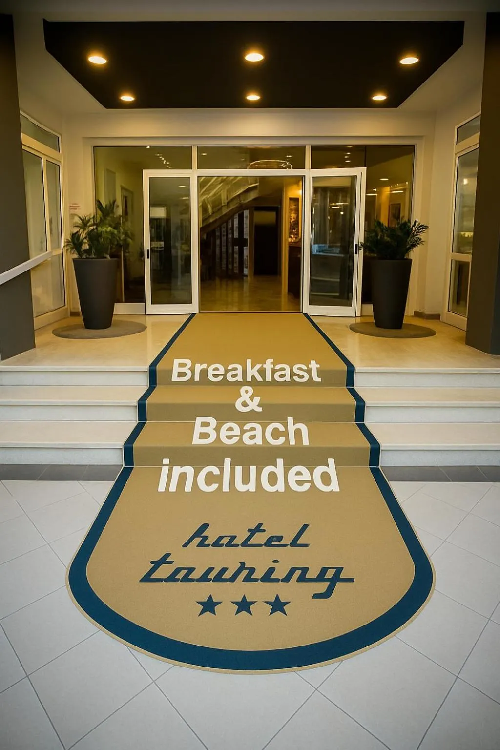 Facade/entrance in Hotel Touring