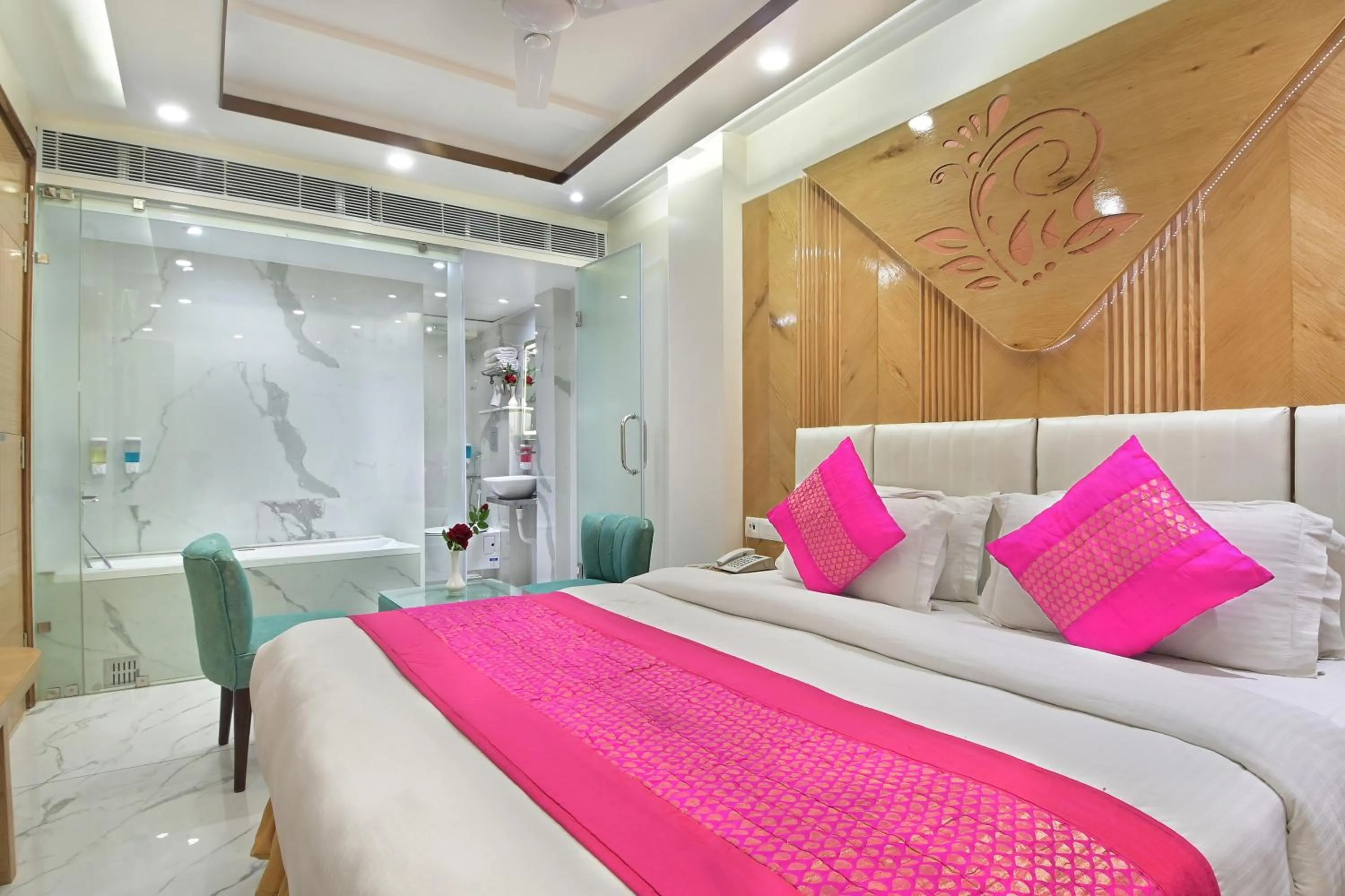 Bath, Bed in Aman International-A New Unit of Aman Continental