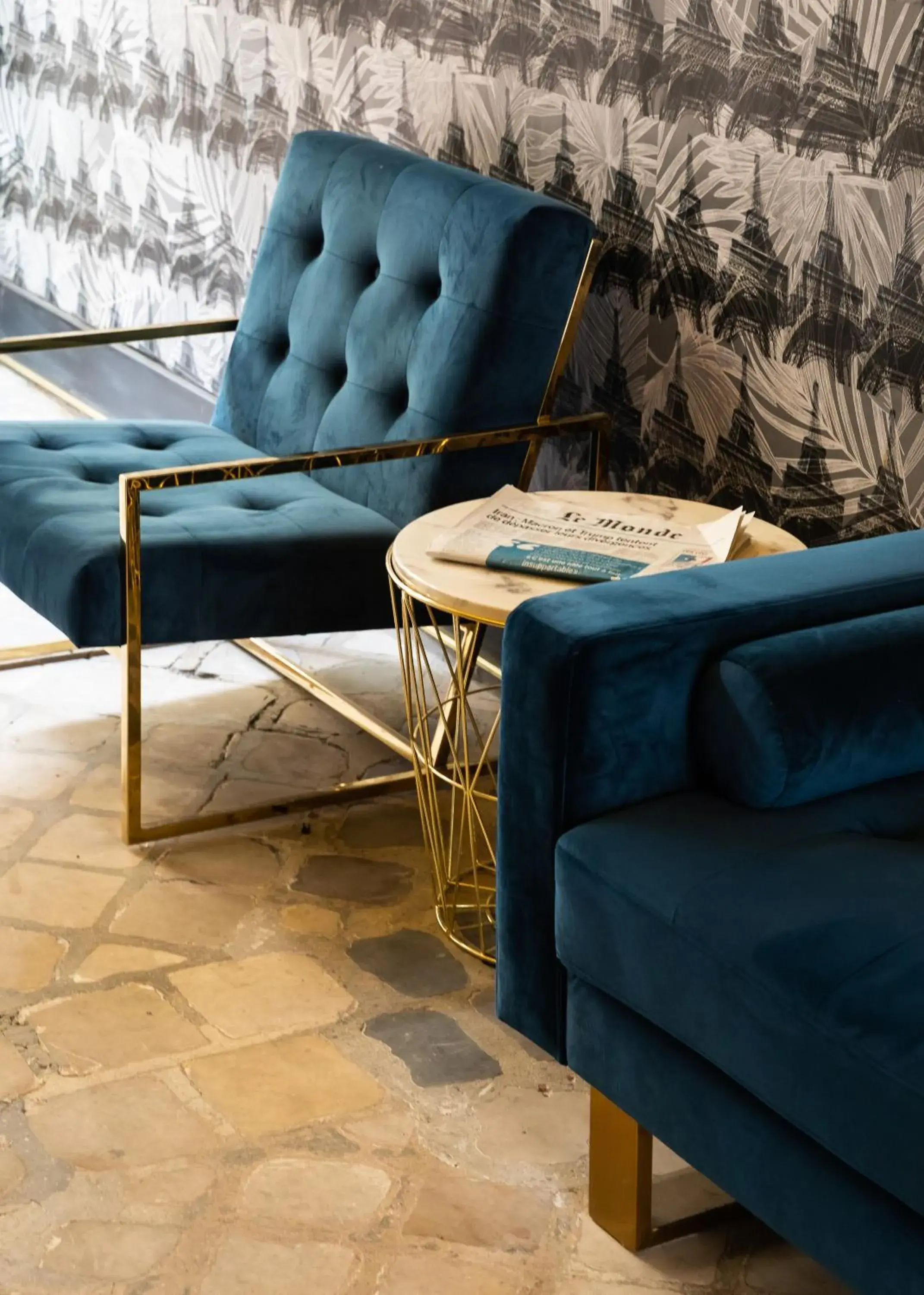 Lobby or reception in Résidence & Spa Le Prince Régent Lobby or reception in Résidence & Spa Le Prince Régent