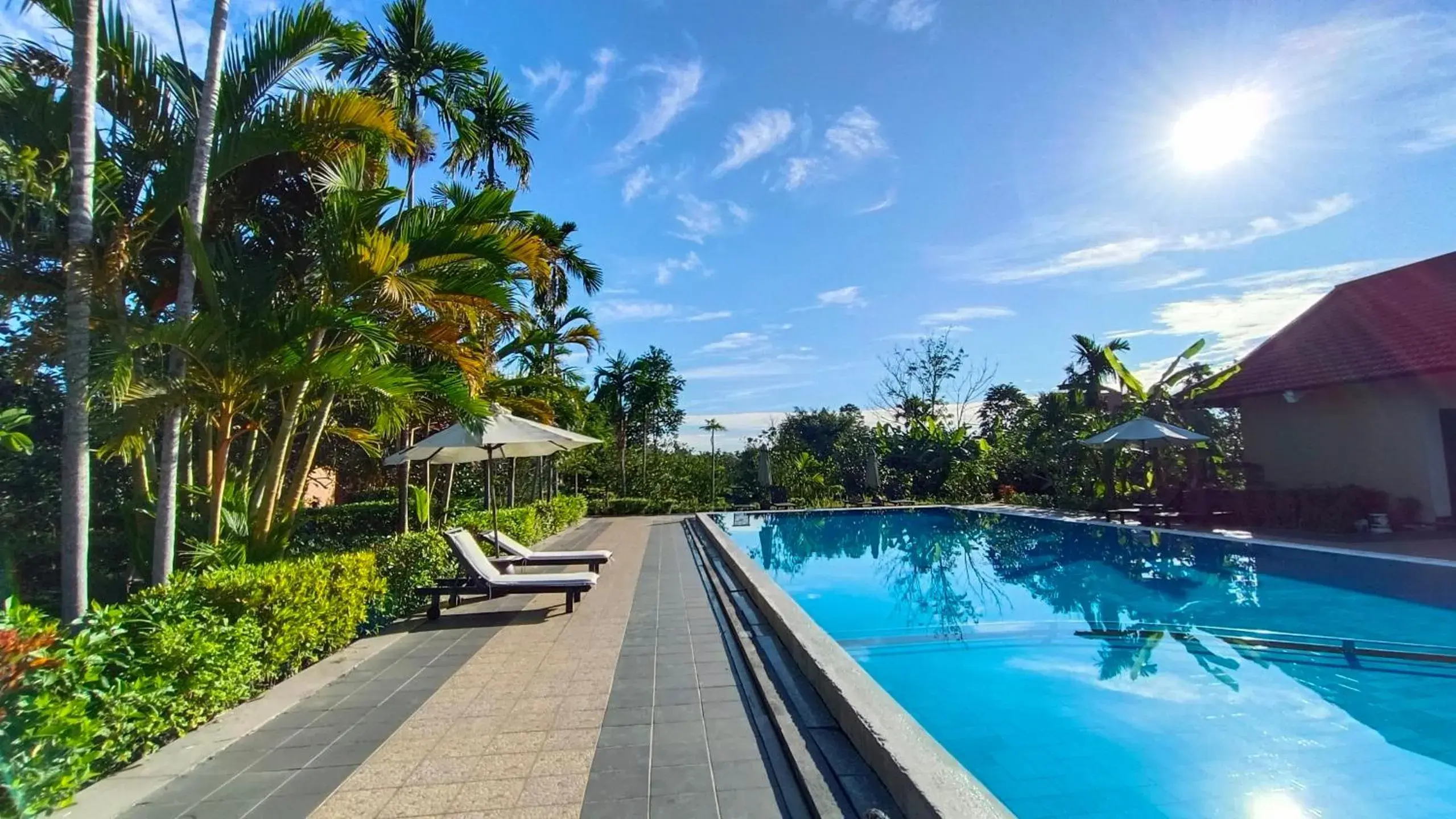 Swimming pool in Hue Riverside Boutique Resort & Spa Swimming pool in Hue Riverside Boutique Resort & Spa