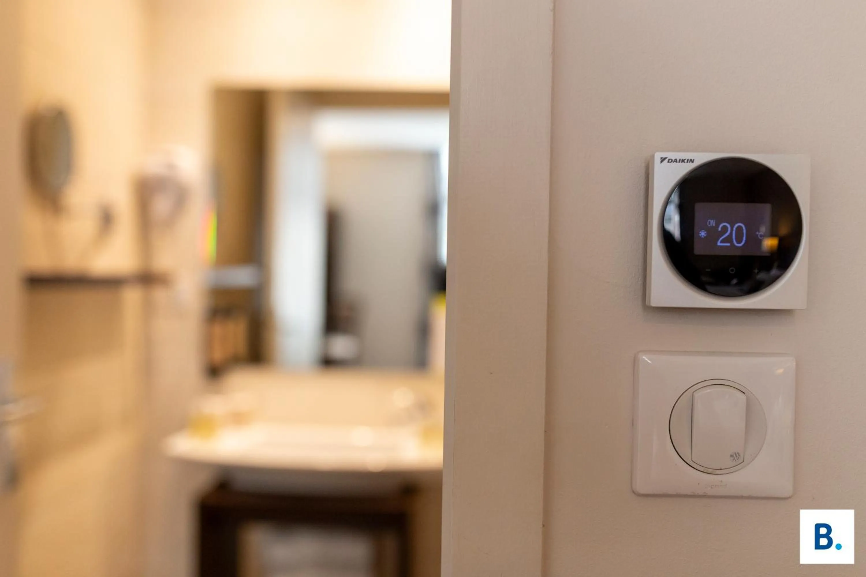 air conditioner in Hôtel Croix des Bretons - Lourdes Pyrénées