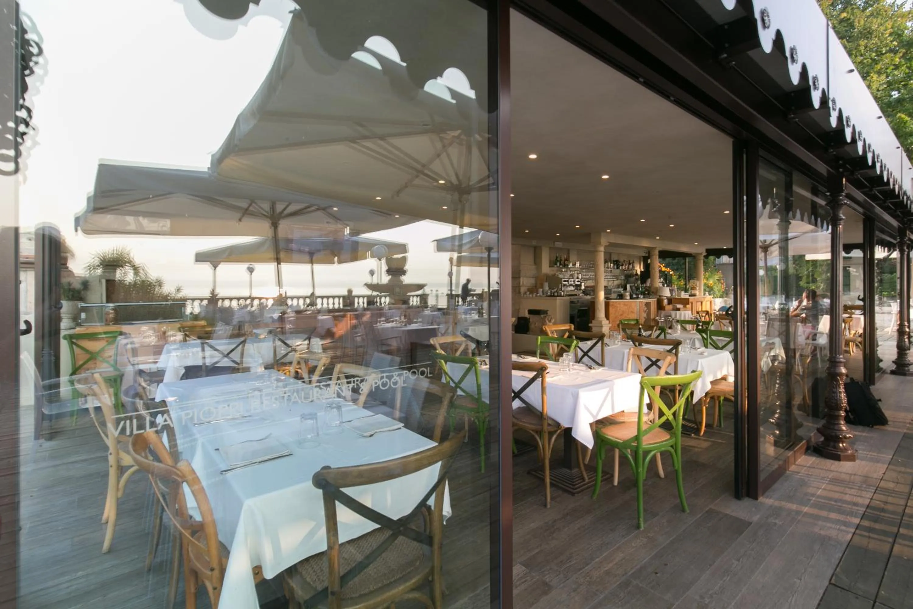 Patio in Villa Pioppi Hotel