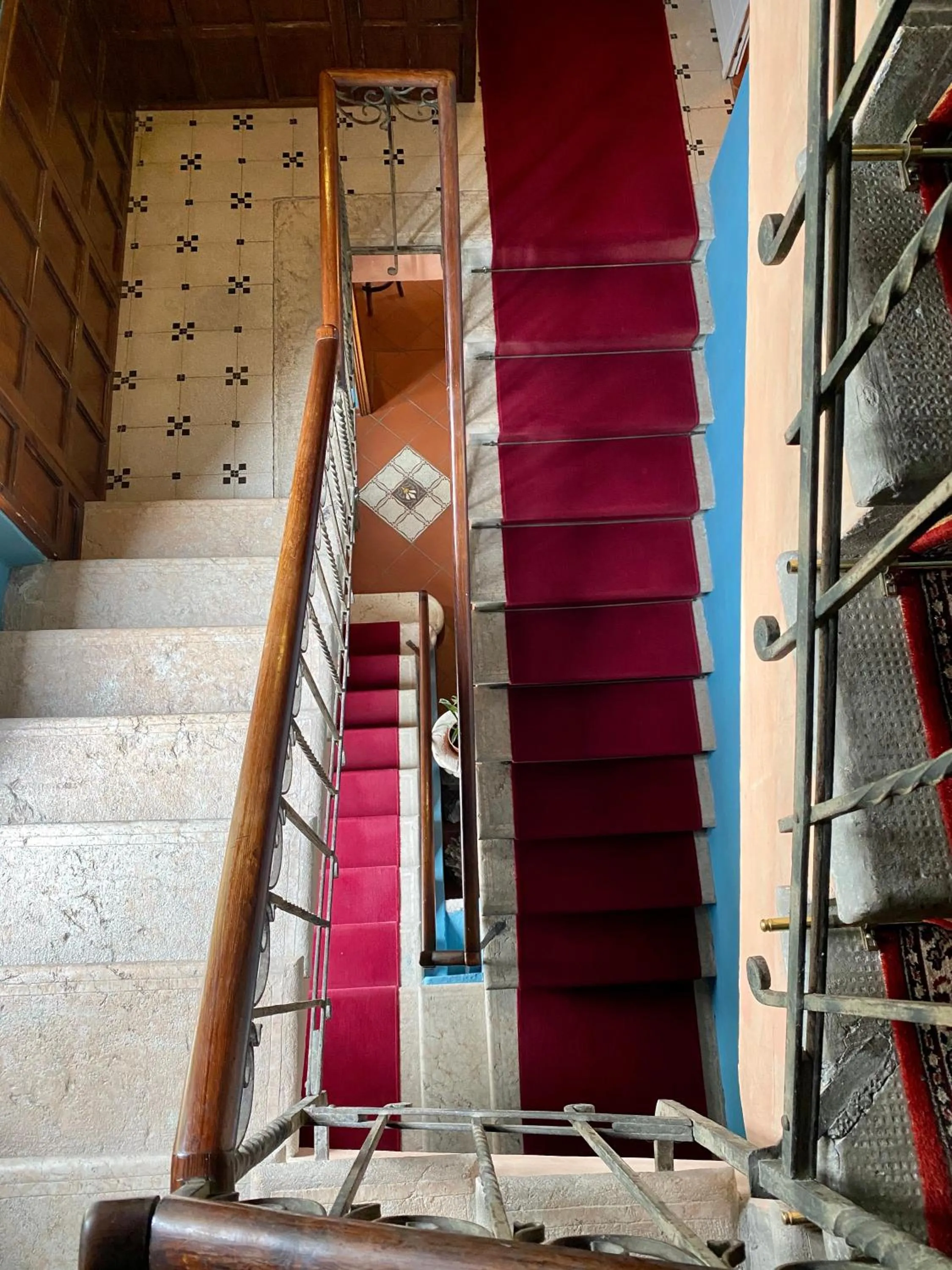 Decorative detail in Villa Pioppi Hotel