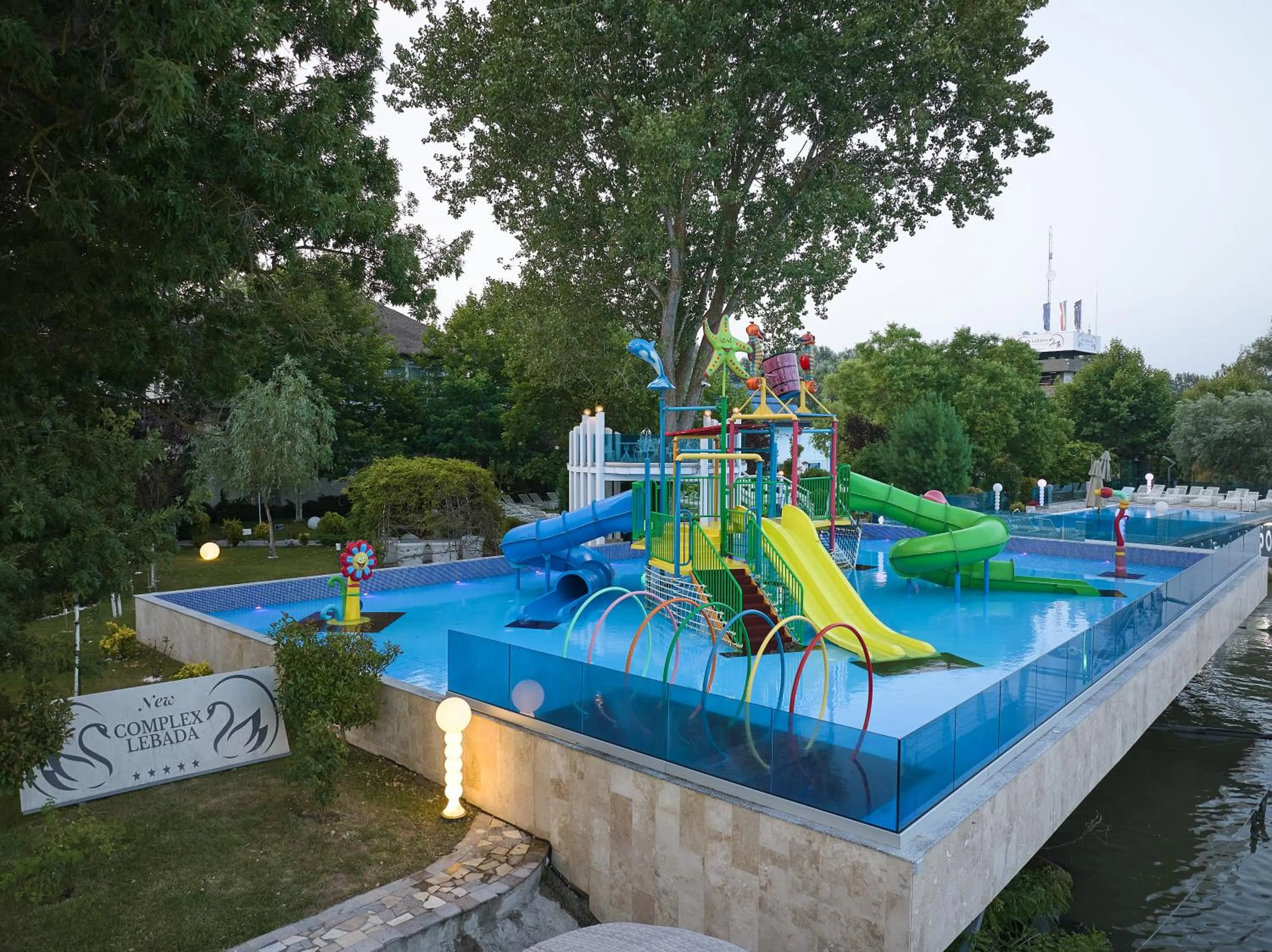 Aqua park in Lebada Luxury Resort & Spa