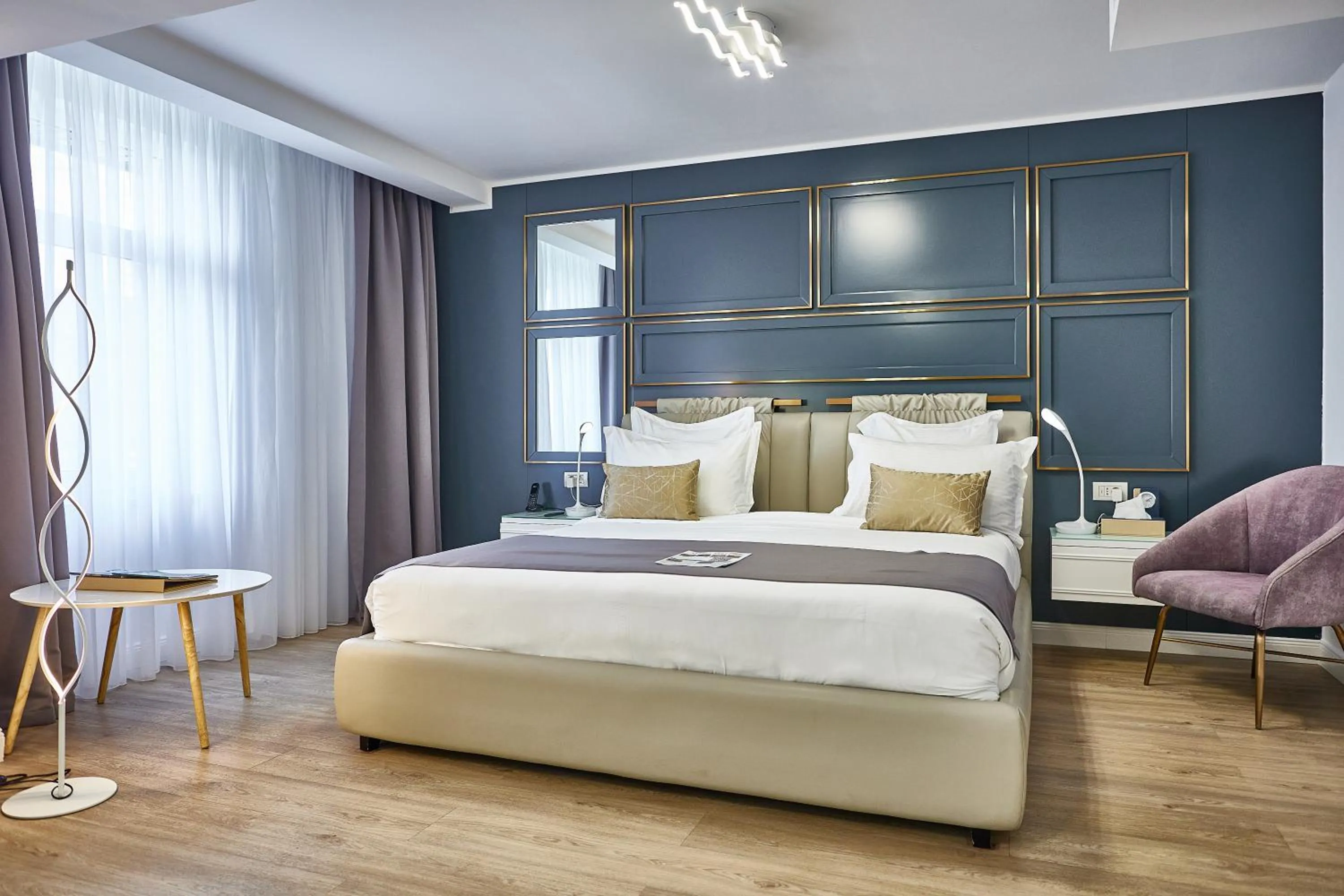 Bed in Lebada Luxury Resort & Spa